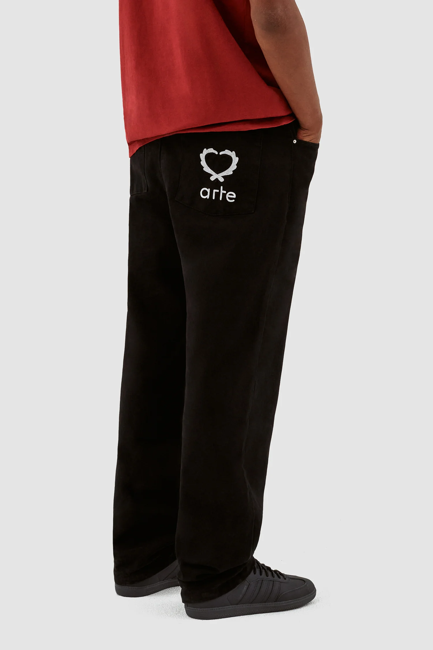 Pantalon Poage Back Heart - Noir - Image 2