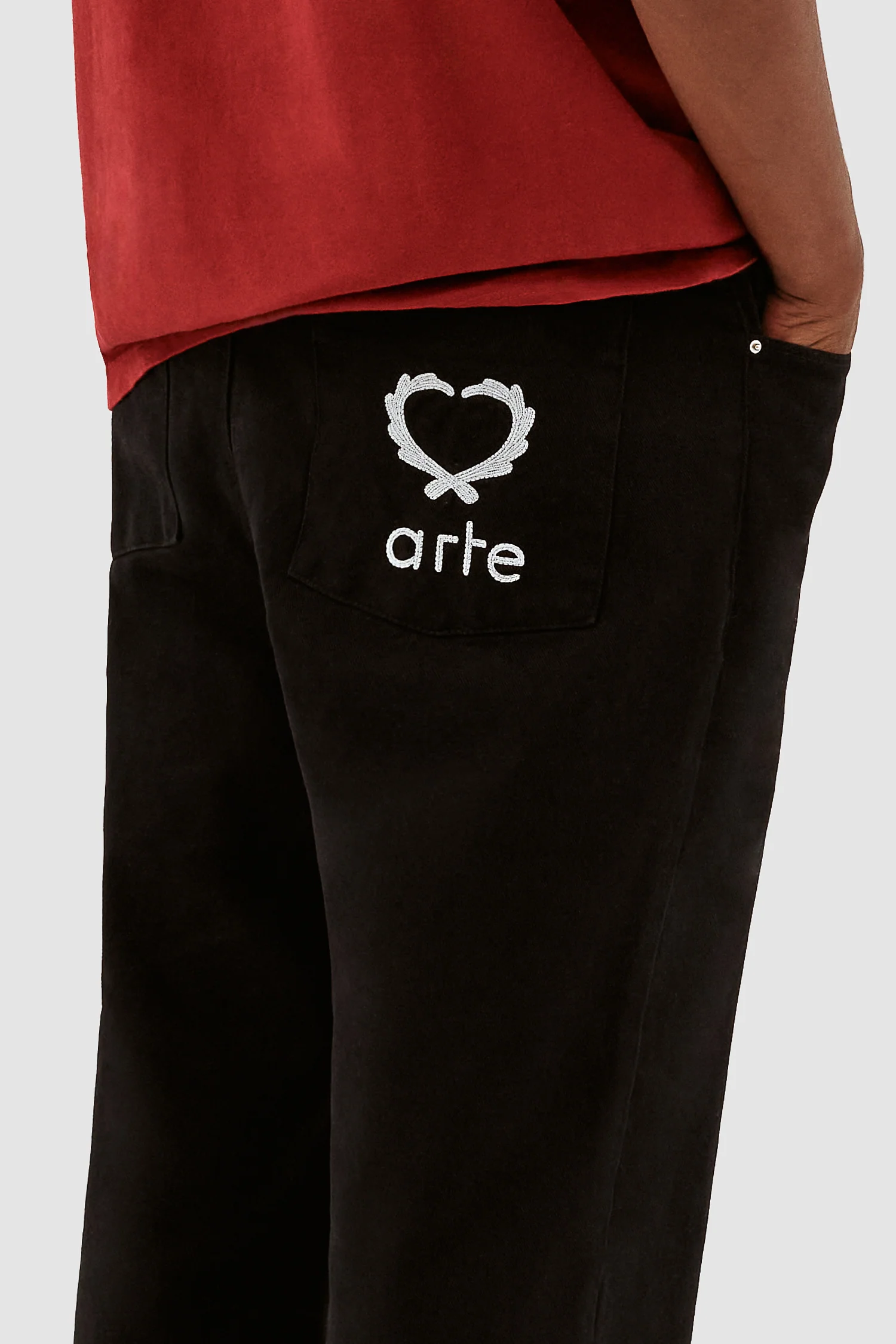 Pantalon Poage Back Heart - Noir - Image 7