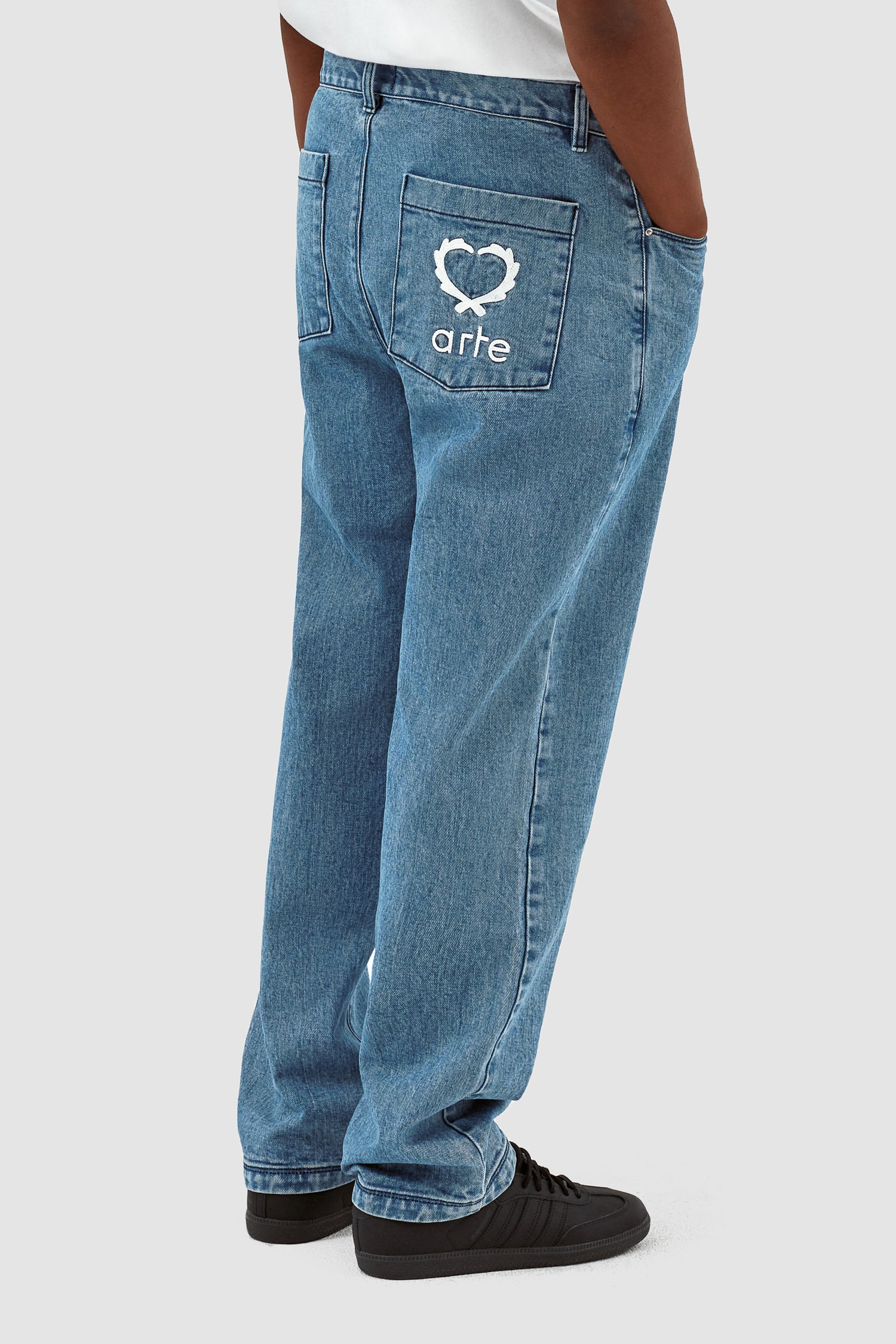 Pantalon Poage Back Heart - Denim - Image 2