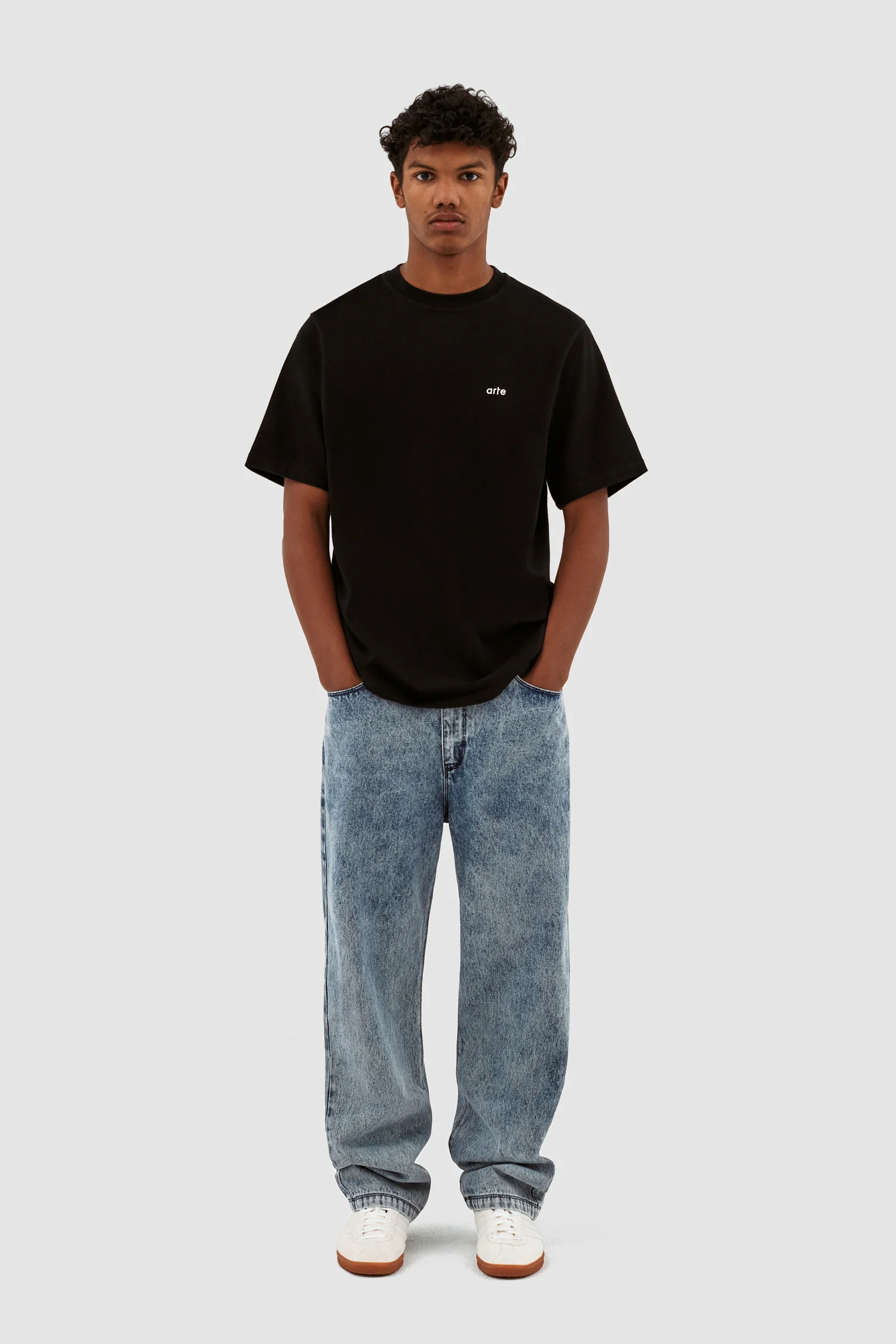 Poage Pantalon avec ceinture - Denim Vintage - Image 4