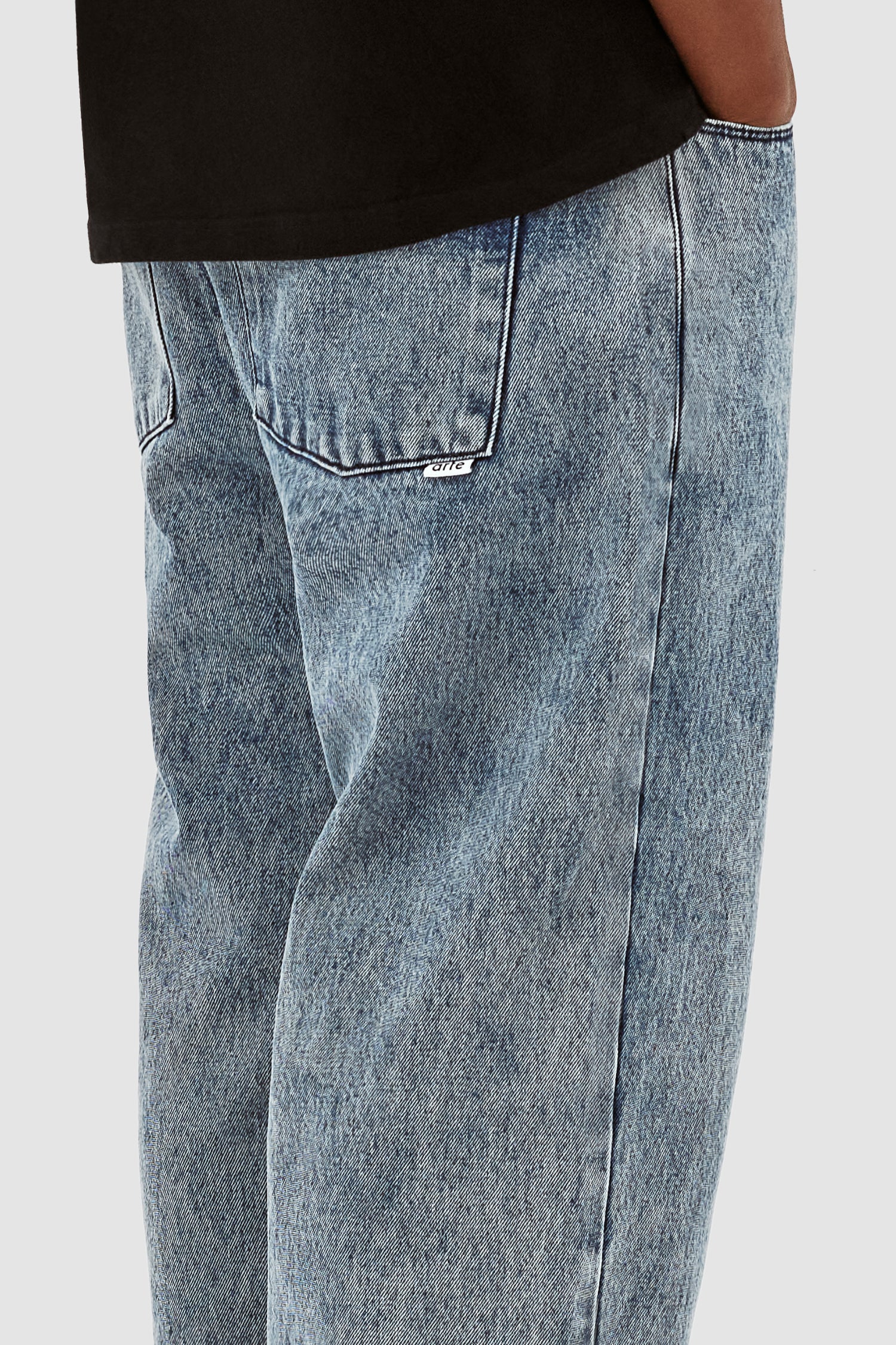 Poage Pantalon avec ceinture - Denim Vintage - Image 7