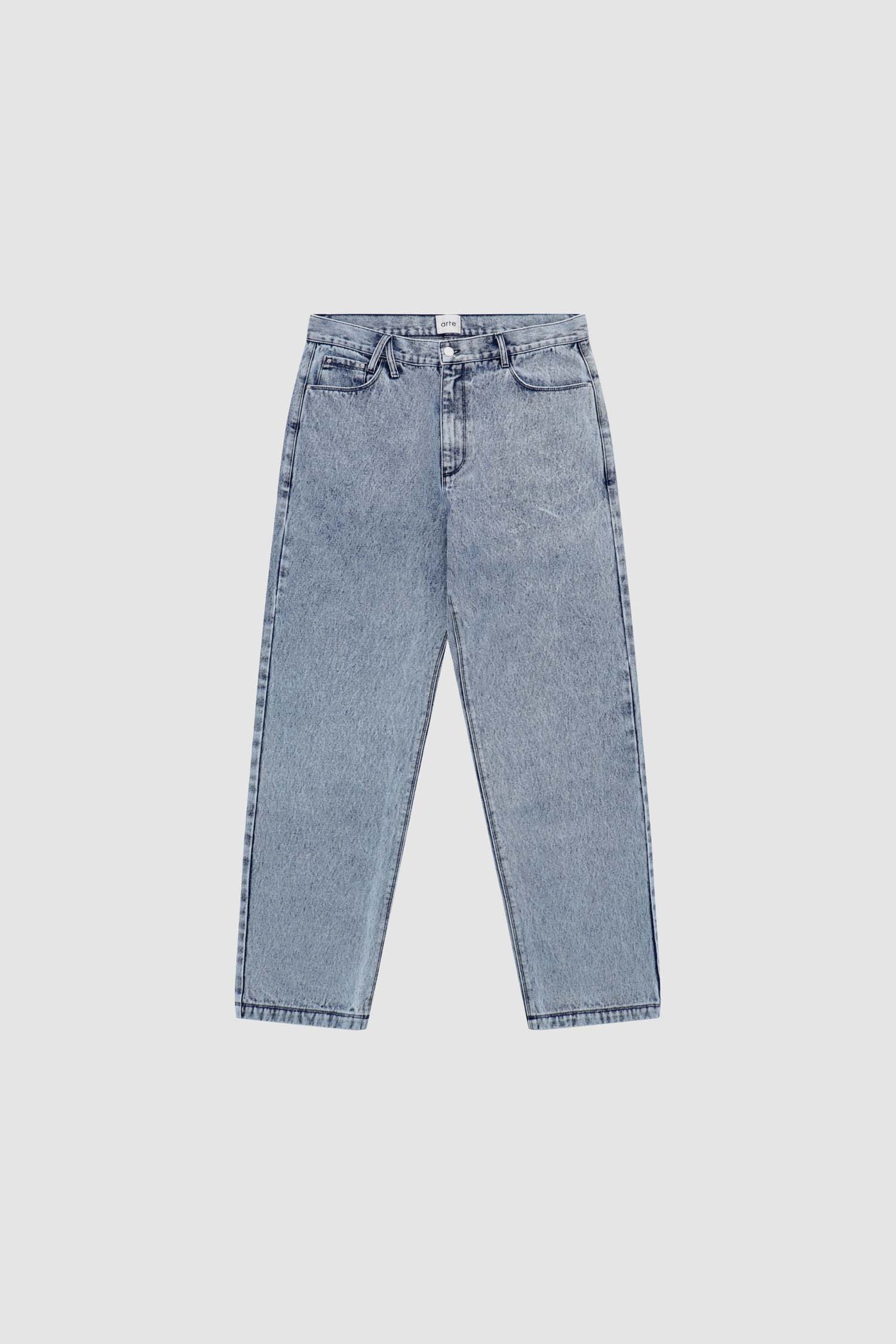 Poage Pantalon avec ceinture - Denim Vintage - Image 8