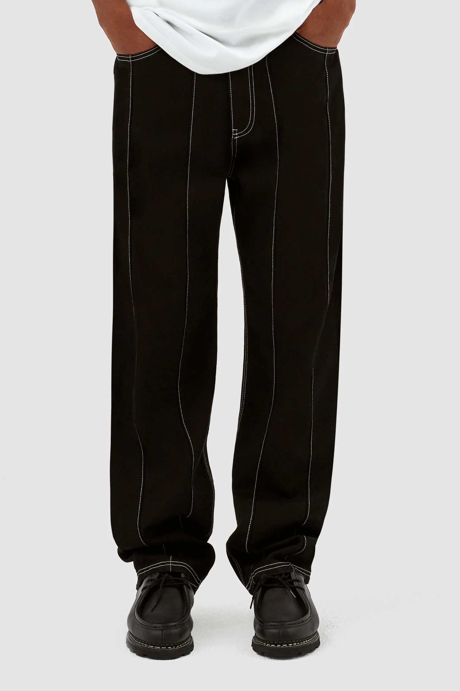 Pantalon Poage Detail - Noir - Image 2