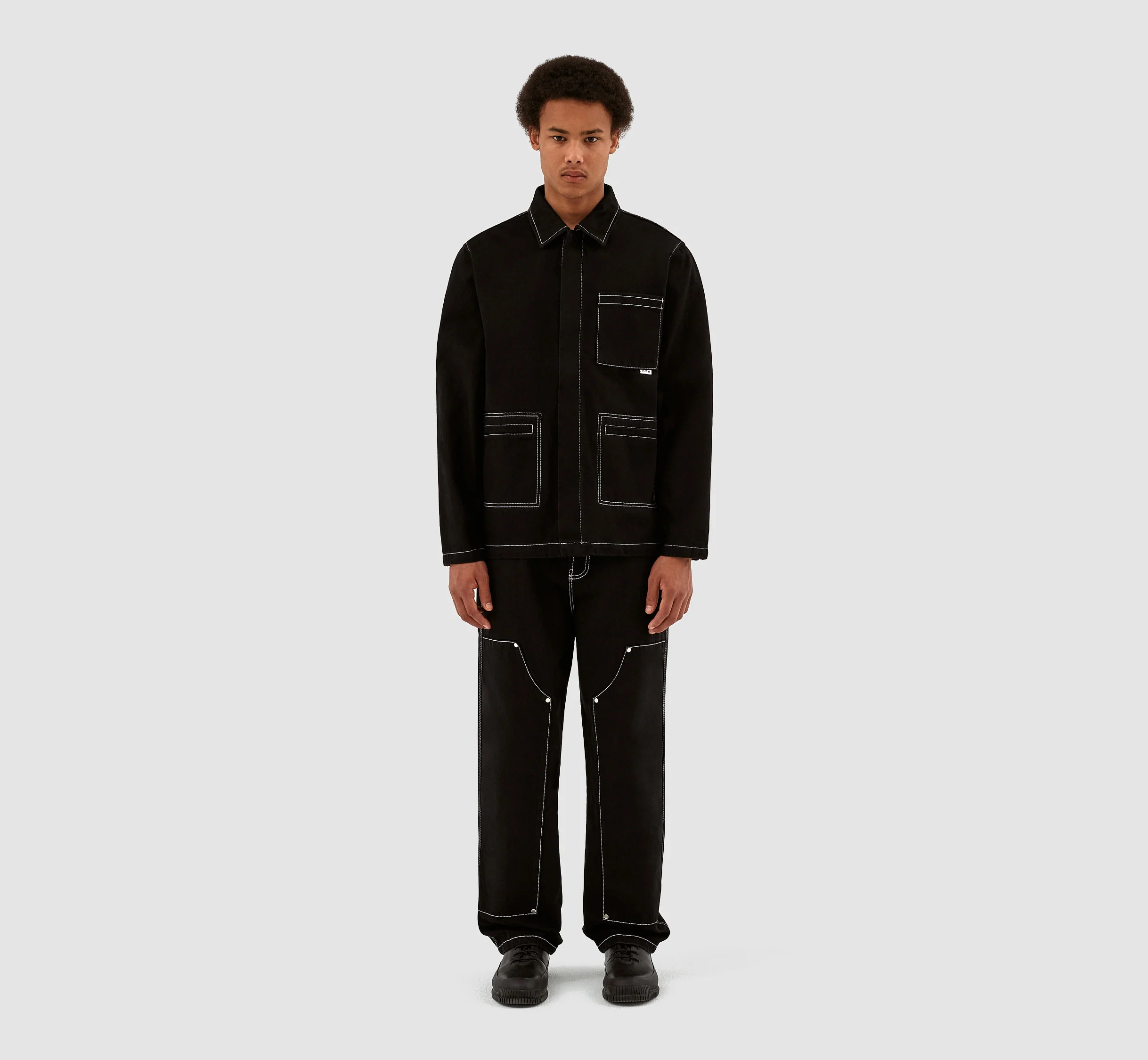Veste Workwear Poelzig - Denim noir - Image 3