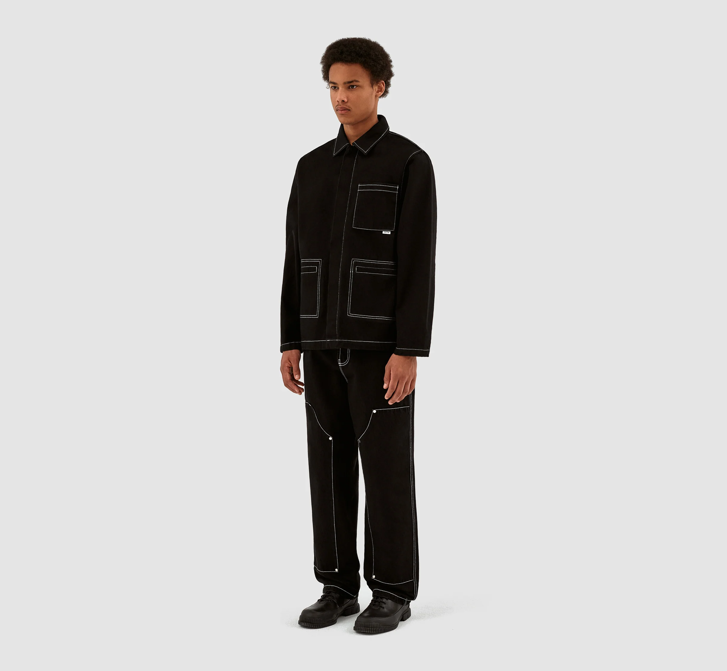 Veste Workwear Poelzig - Denim noir - Image 4