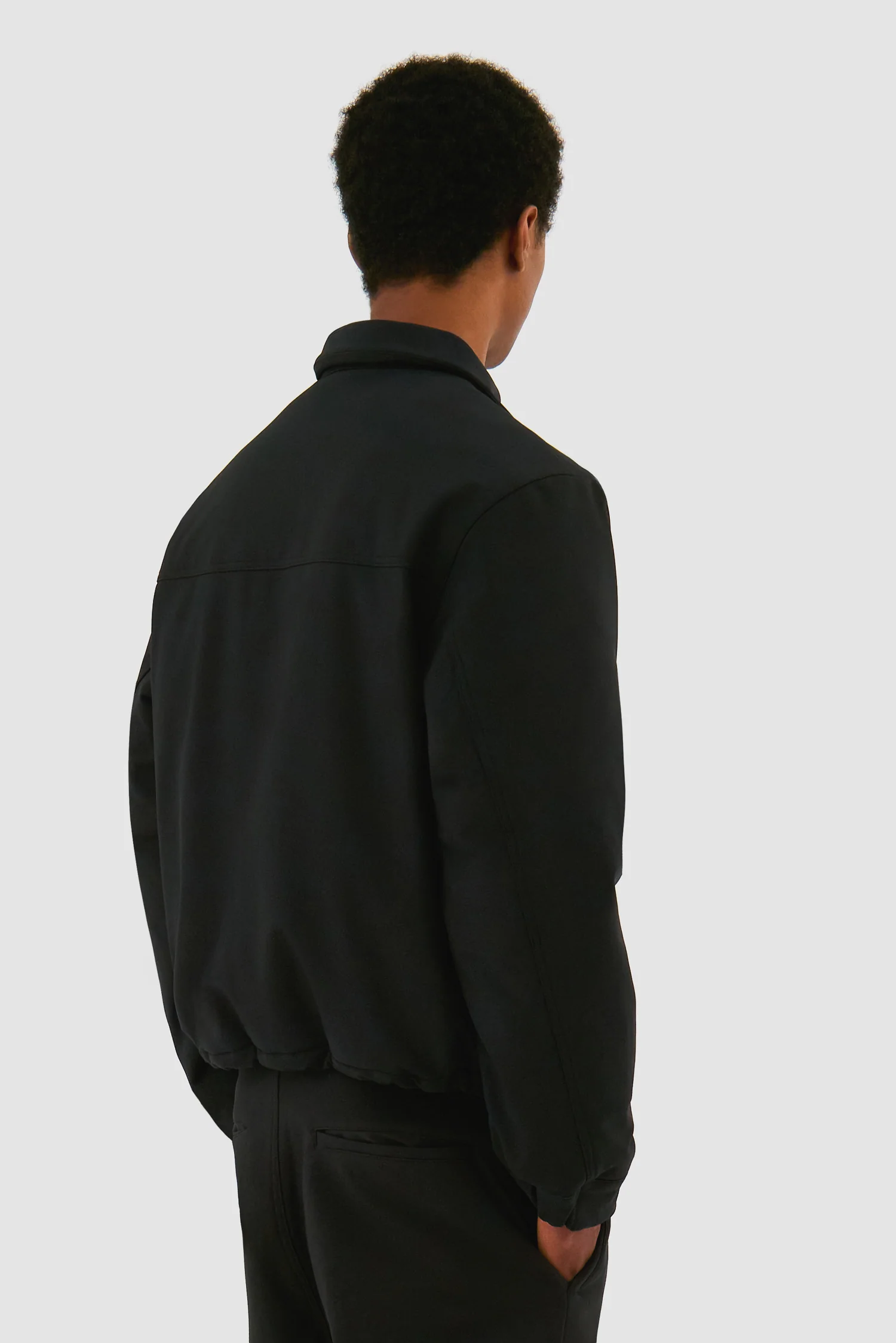 Veste en nylon - Noir - Image 3
