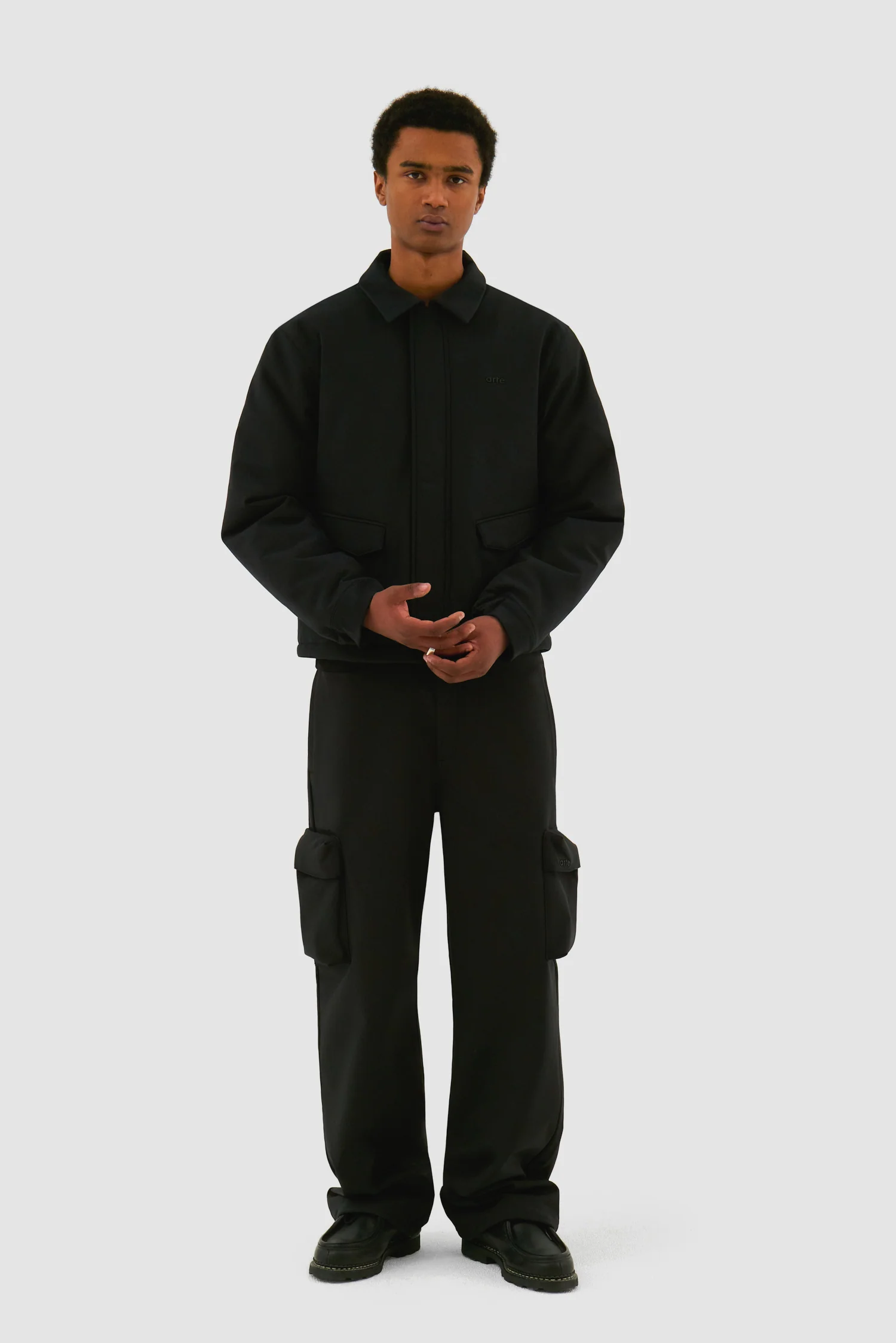 Veste en nylon - Noir - Image 4