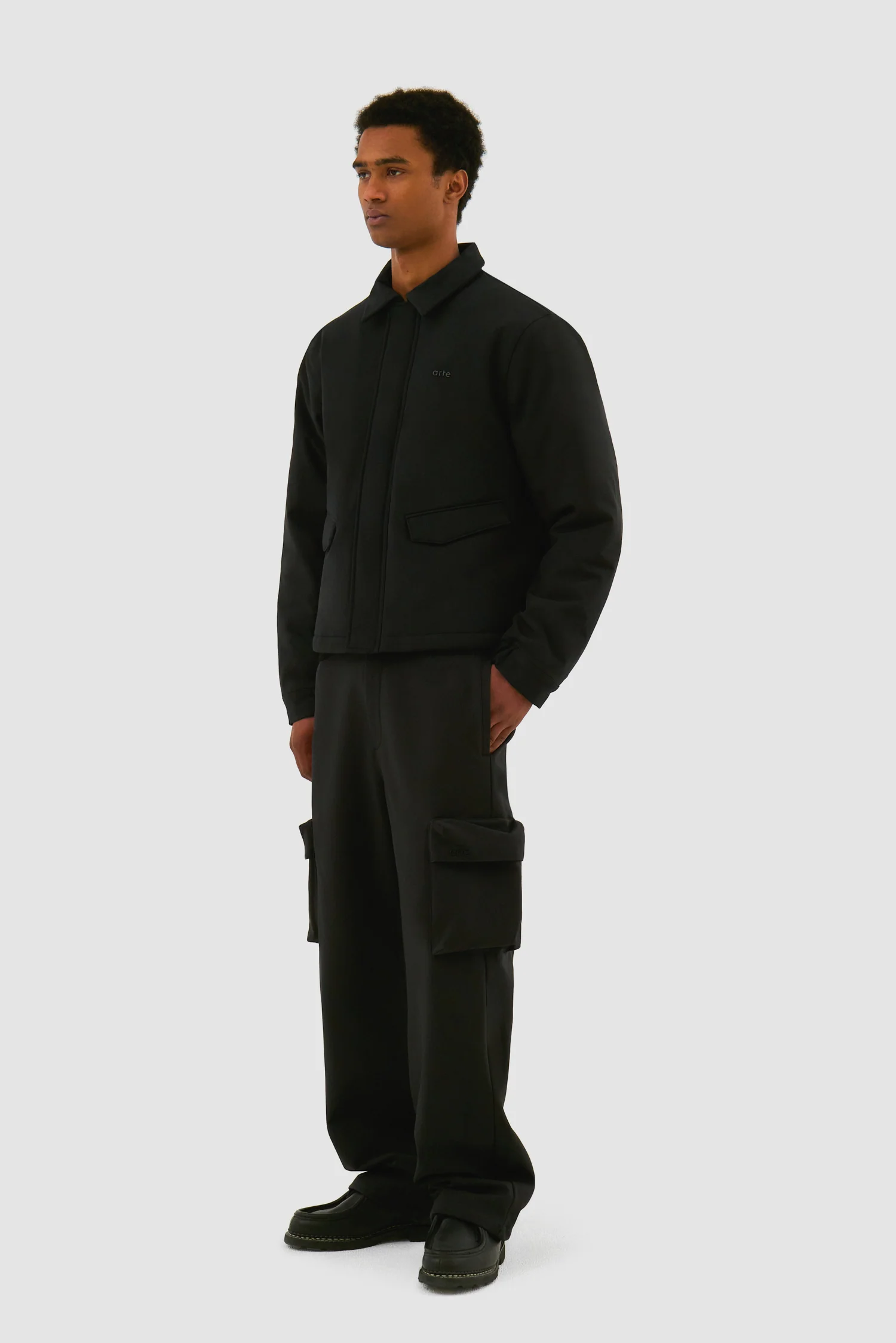 Veste en nylon - Noir - Image 5