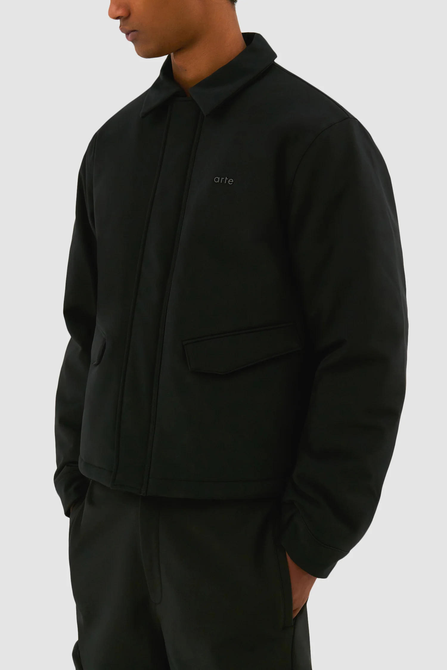 Veste en nylon - Noir - Image 7