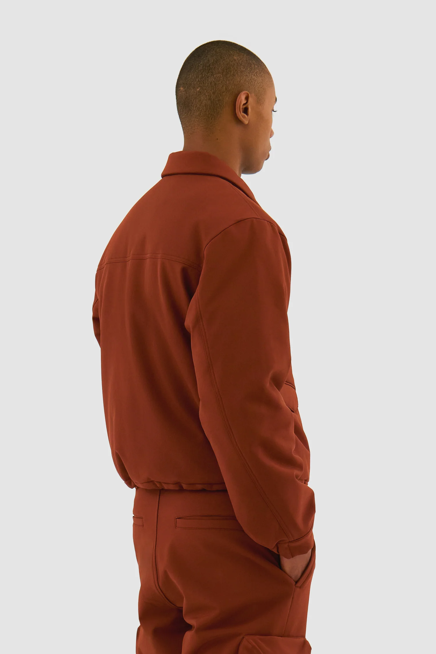 Veste en nylon - Orange - Image 3