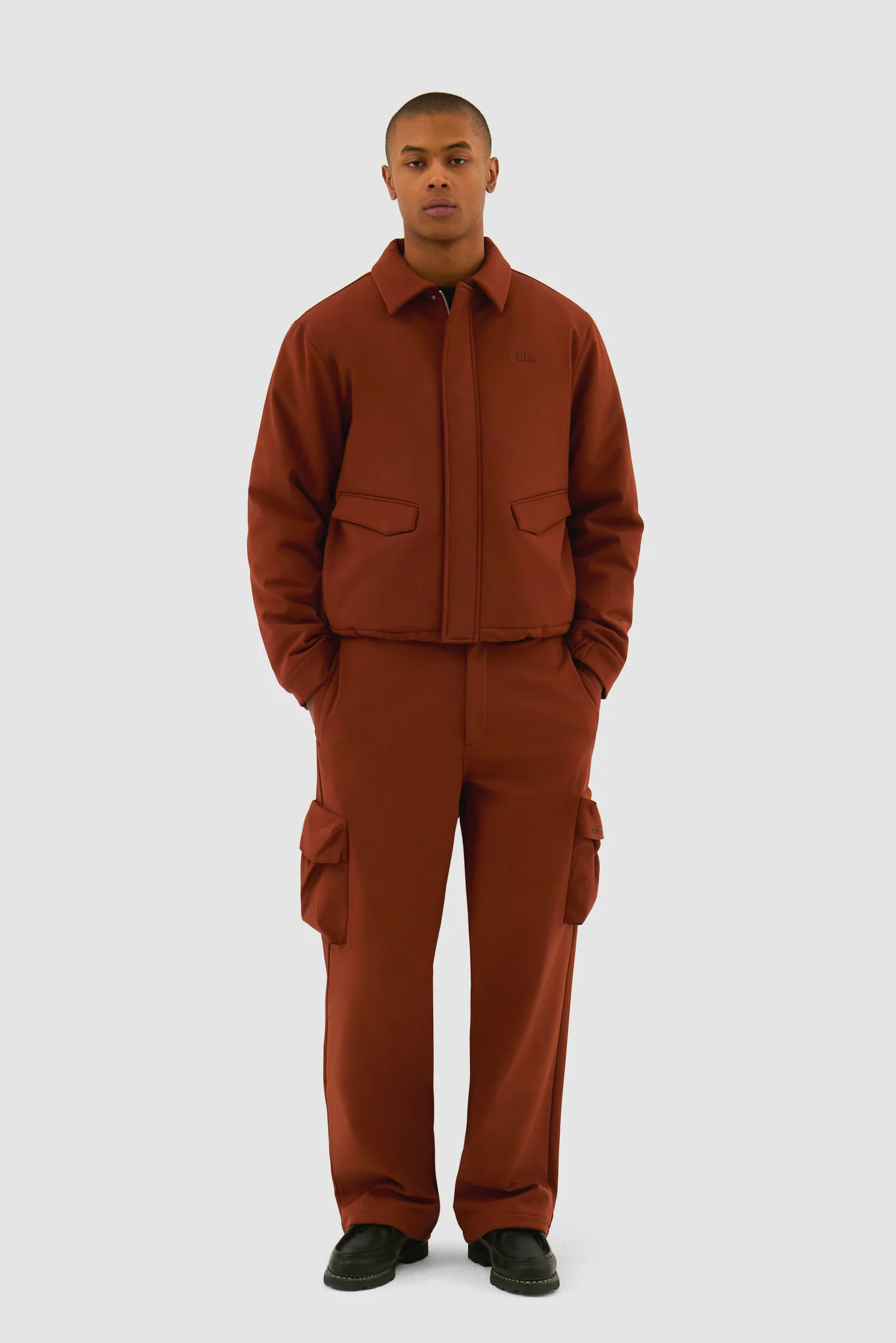 Veste en nylon - Orange - Image 4