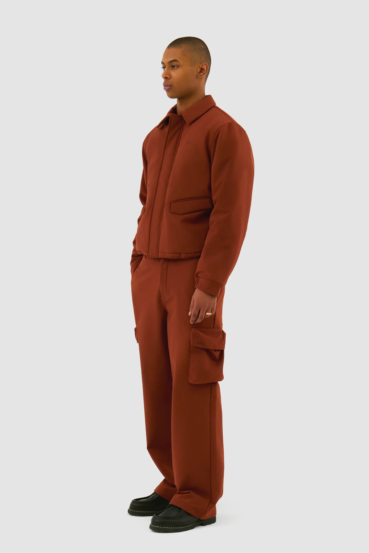 Veste en nylon - Orange - Image 5