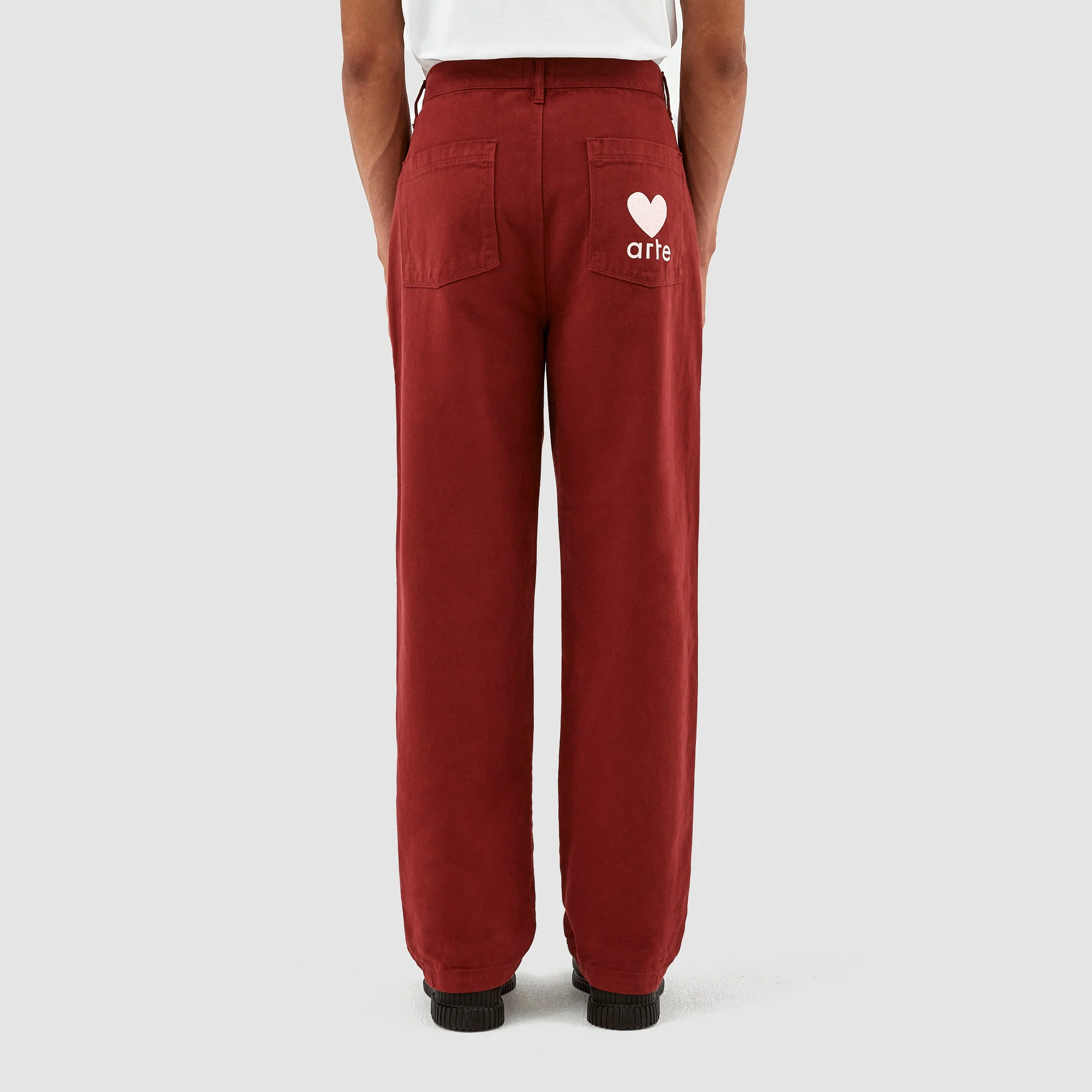 Pantalon à poches Porter Heart - Bordeaux