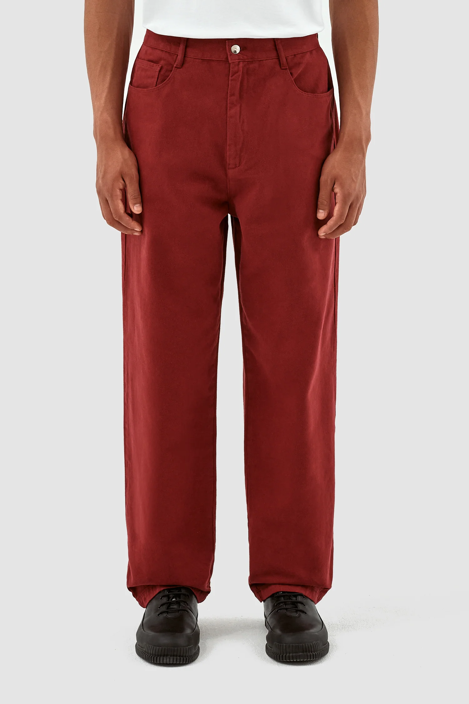 Pantalon à poches Porter Heart - Bordeaux - Image 3