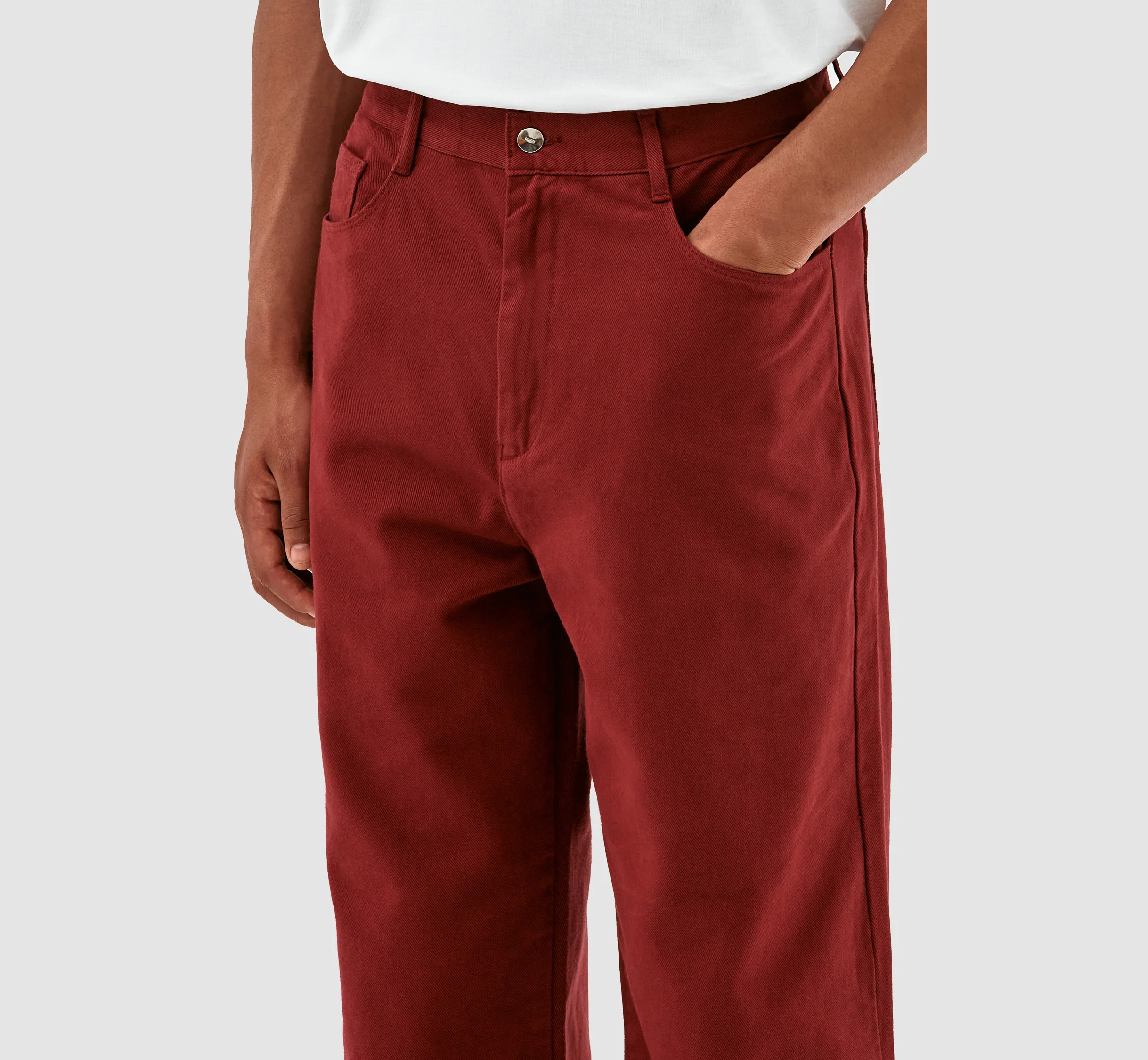 Pantalon à poches Porter Heart - Bordeaux - Image 4