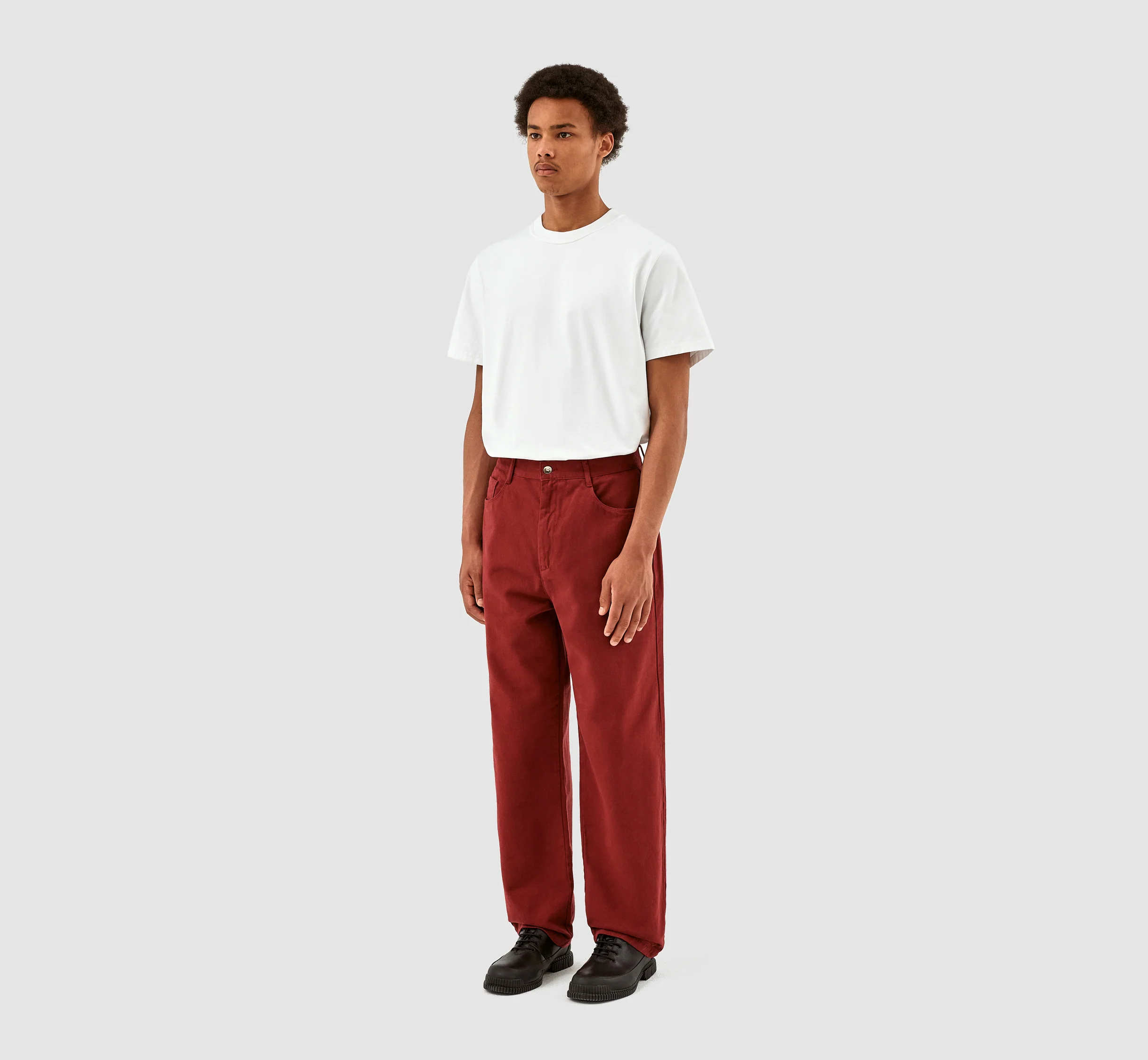 Pantalon à poches Porter Heart - Bordeaux - Image 6