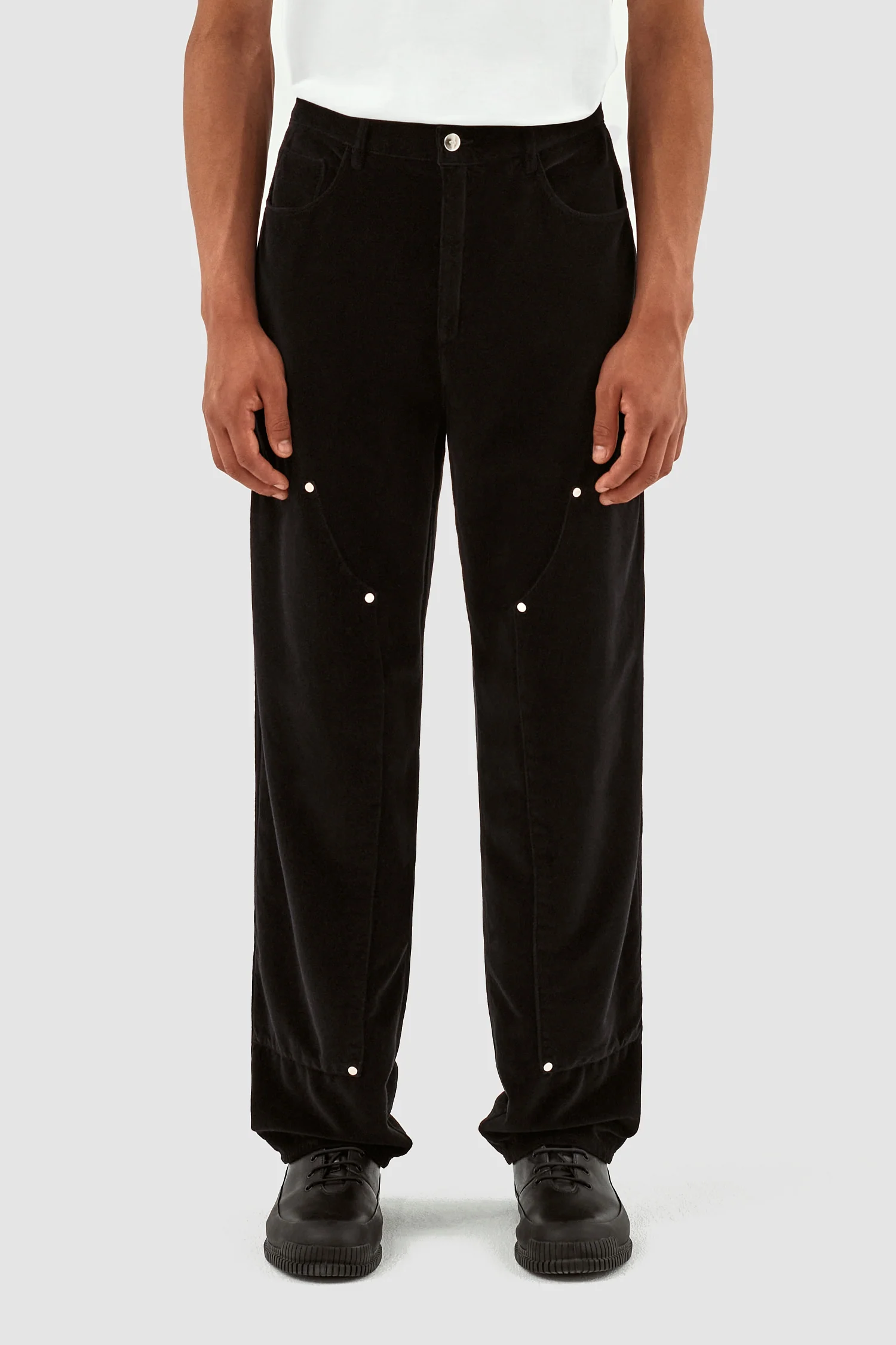 Pantalon en velours Porter - Noir - Image 2
