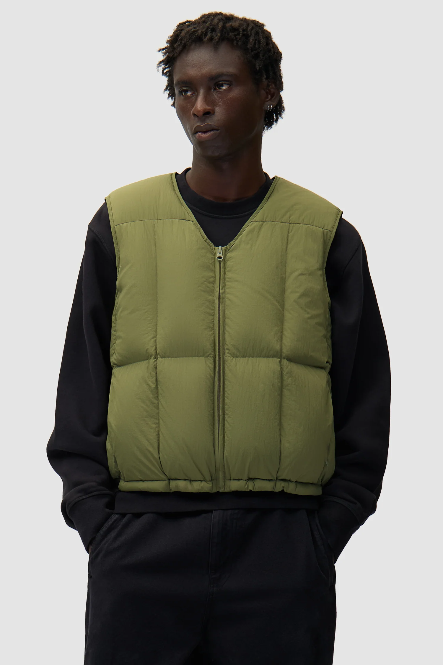 Gilet polaire - Vert - Image 2
