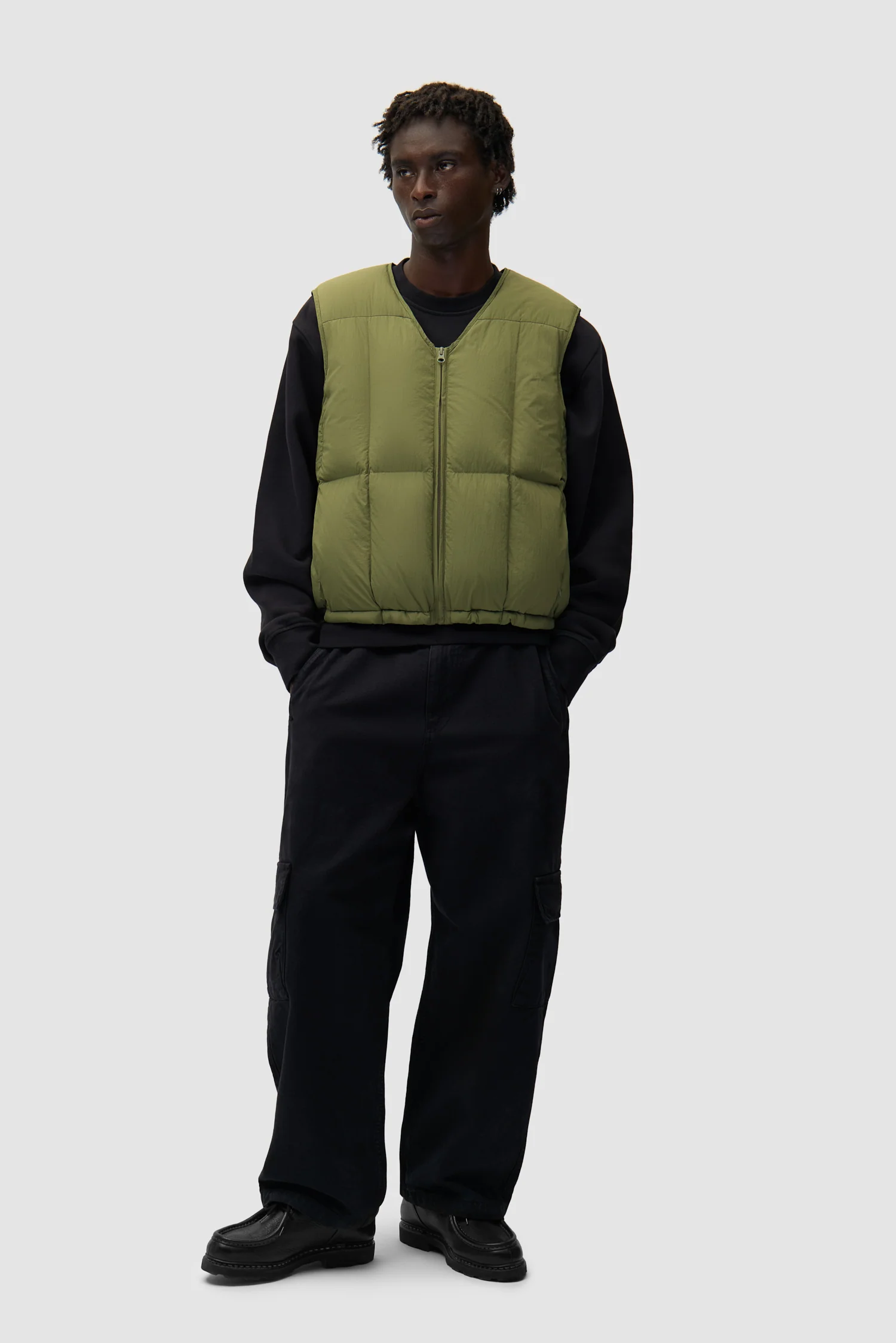Gilet polaire - Vert - Image 5