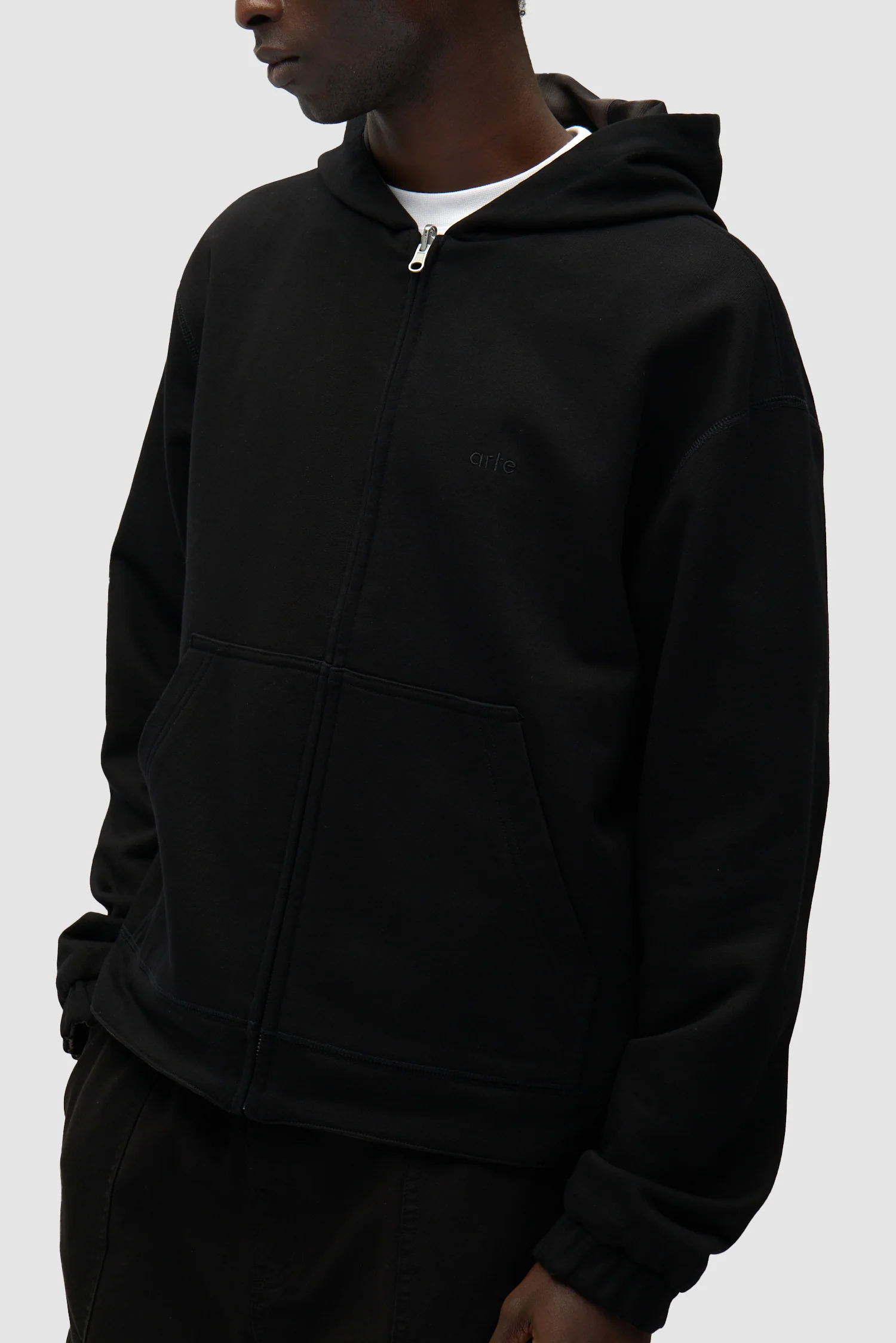 Veste polaire réversible - Noir - Image 12