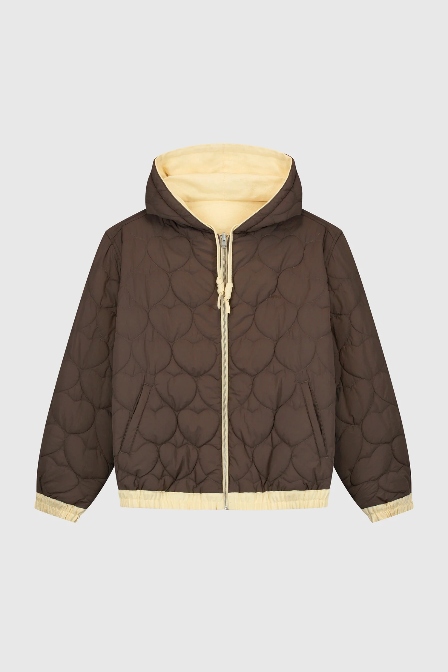 Veste à capuche réversible - Crème - Image 16