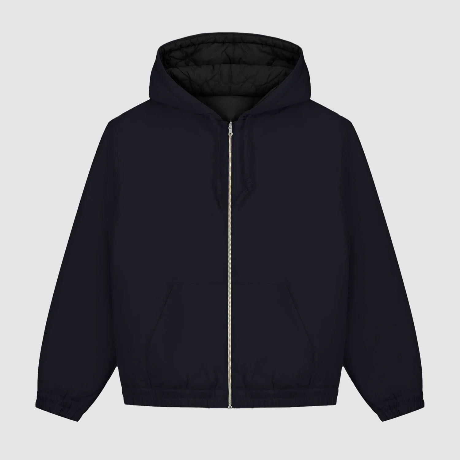 Veste à capuche réversible - Marine