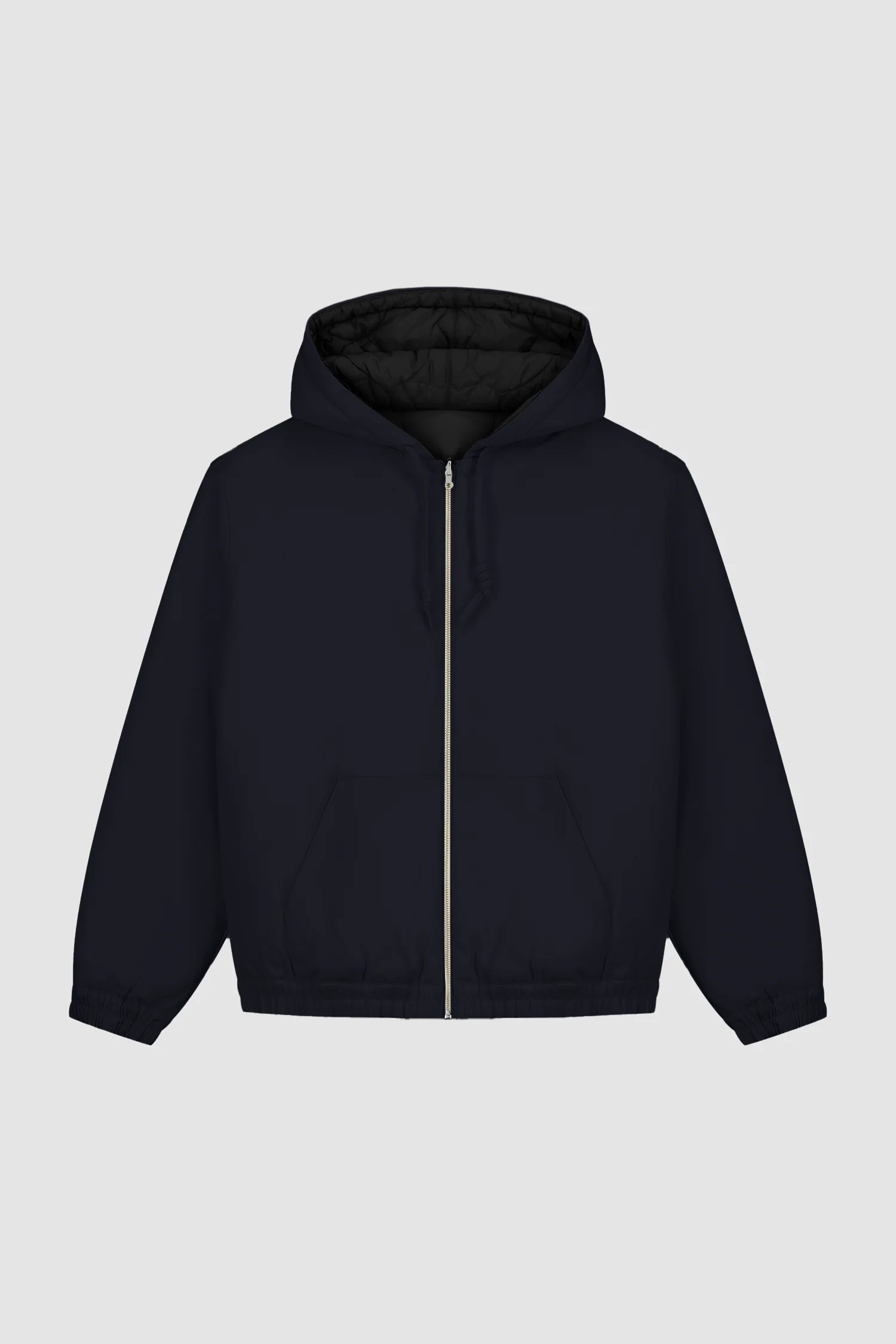 Veste à capuche réversible - Marine - Image 14