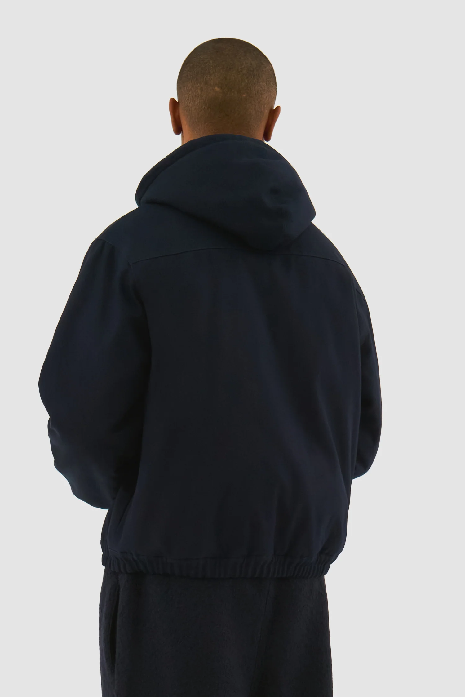 Veste à capuche réversible - Marine - Image 3