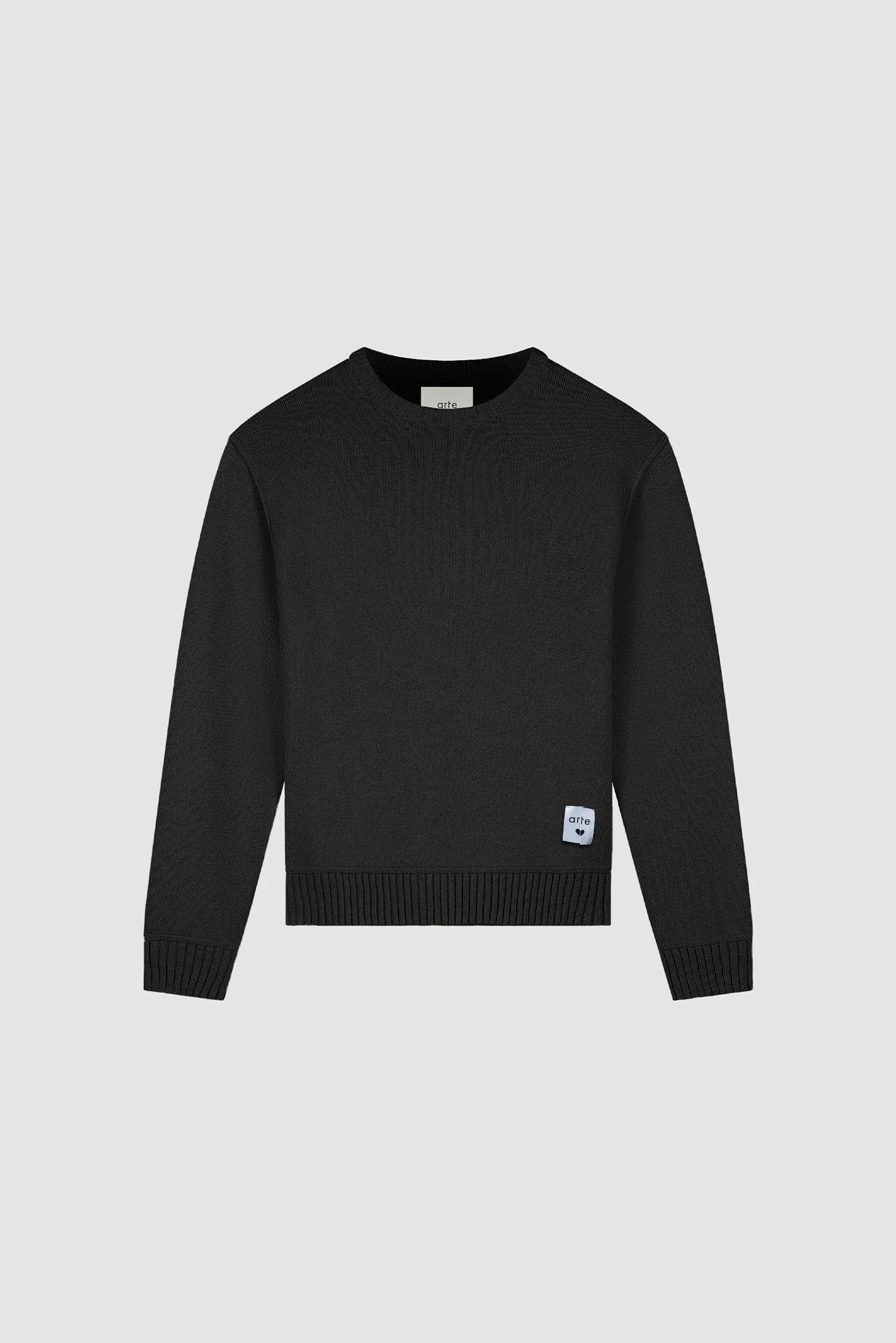 Étiquette réversible en tricot - Noir - Image 11