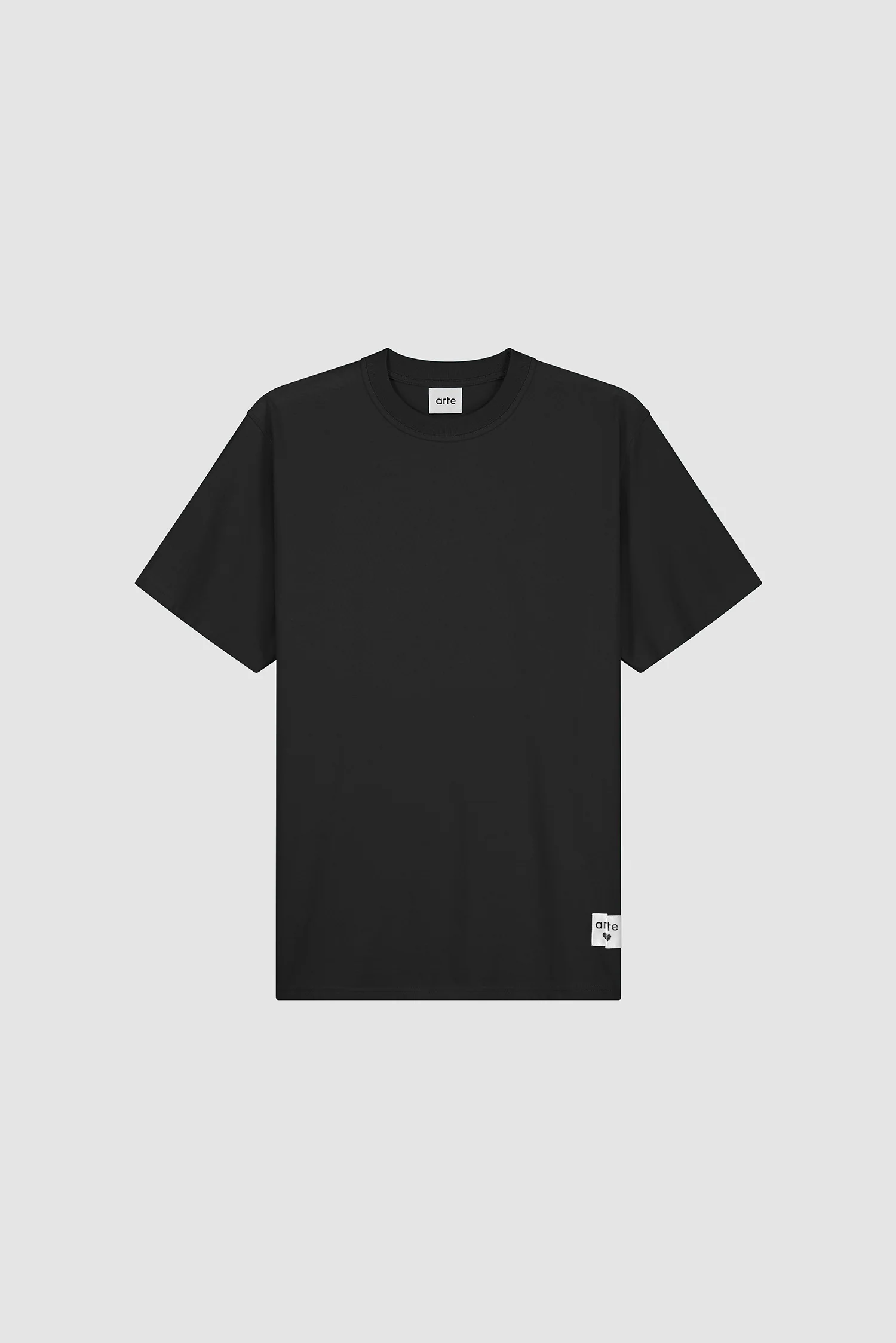 T-shirt à étiquette réversible - Noir - Image 10