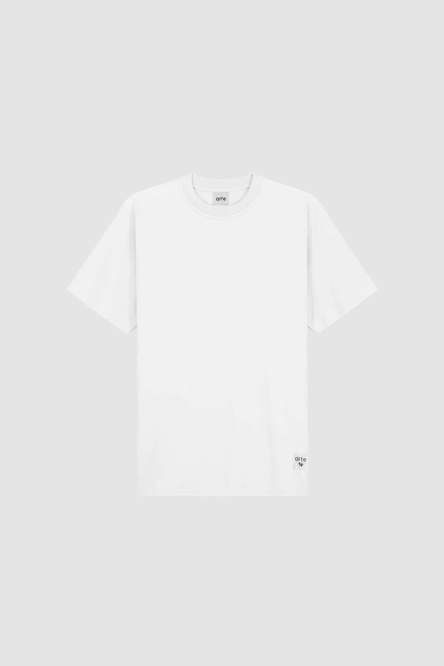 T-shirt à étiquette réversible - Blanc - Image 9