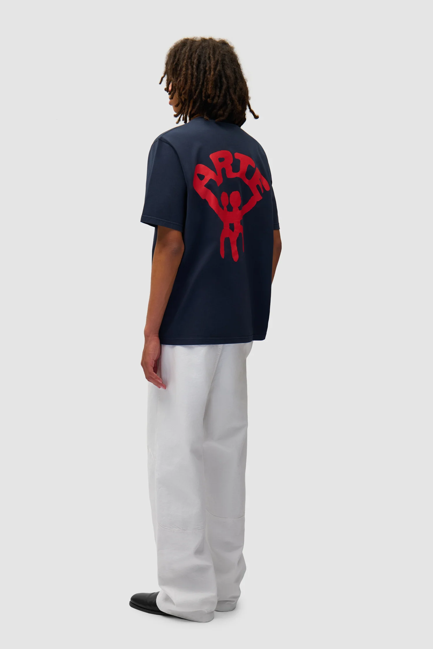 Pantalon à coupe ronde - Blanc - Image 5