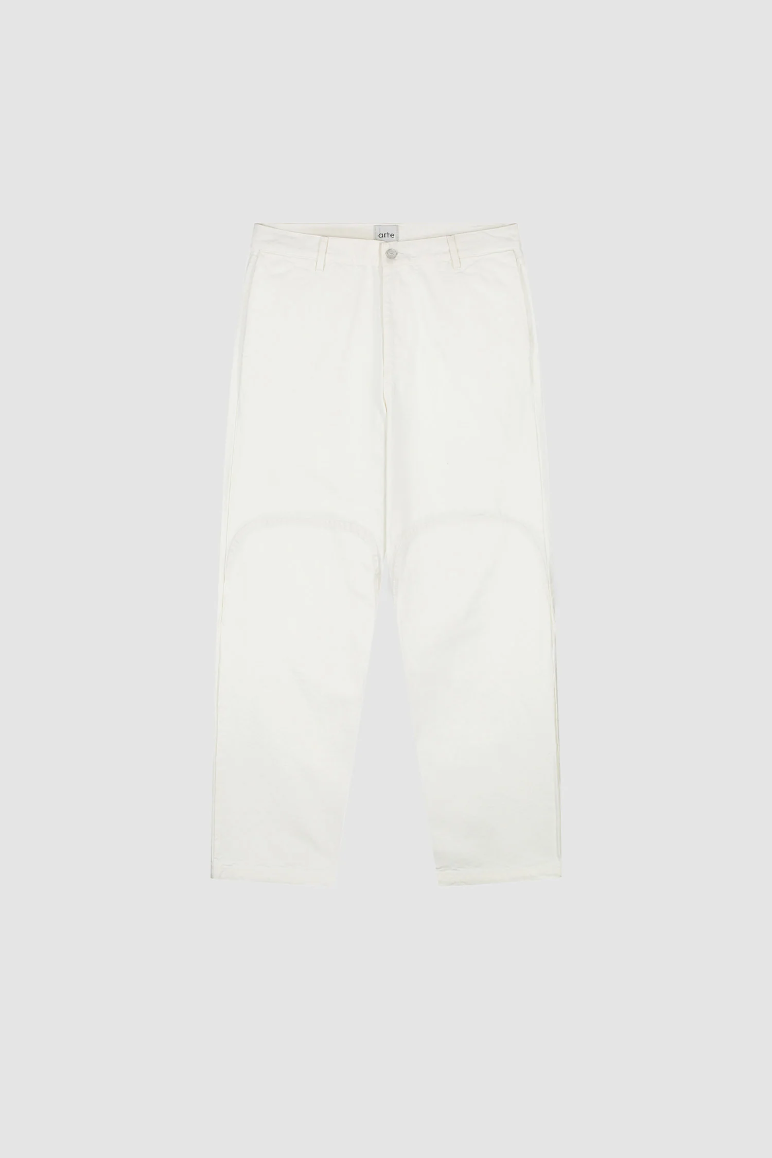 Pantalon à coupe ronde - Blanc - Image 9