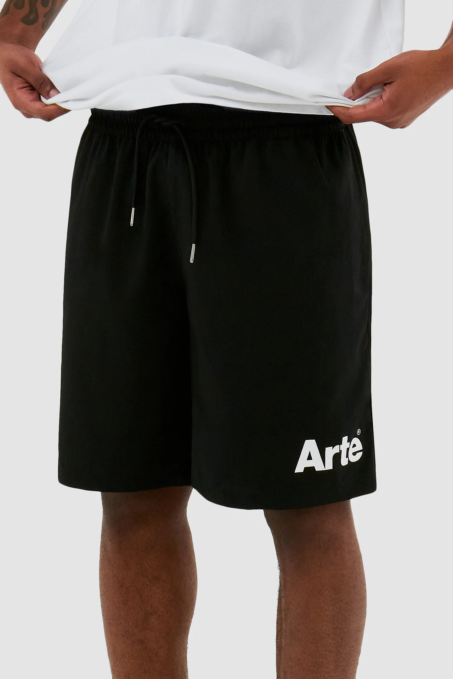 Short à logo Samuel - Noir - Image 7