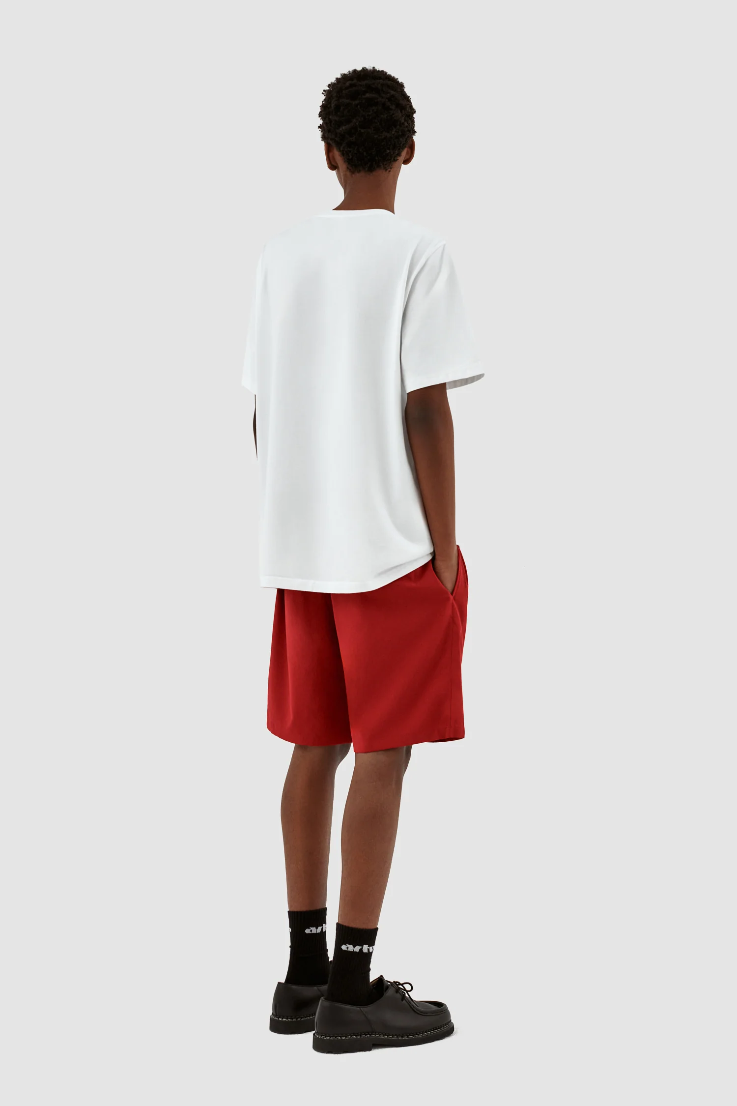 Short à logo Samuel - Bordeaux - Image 6
