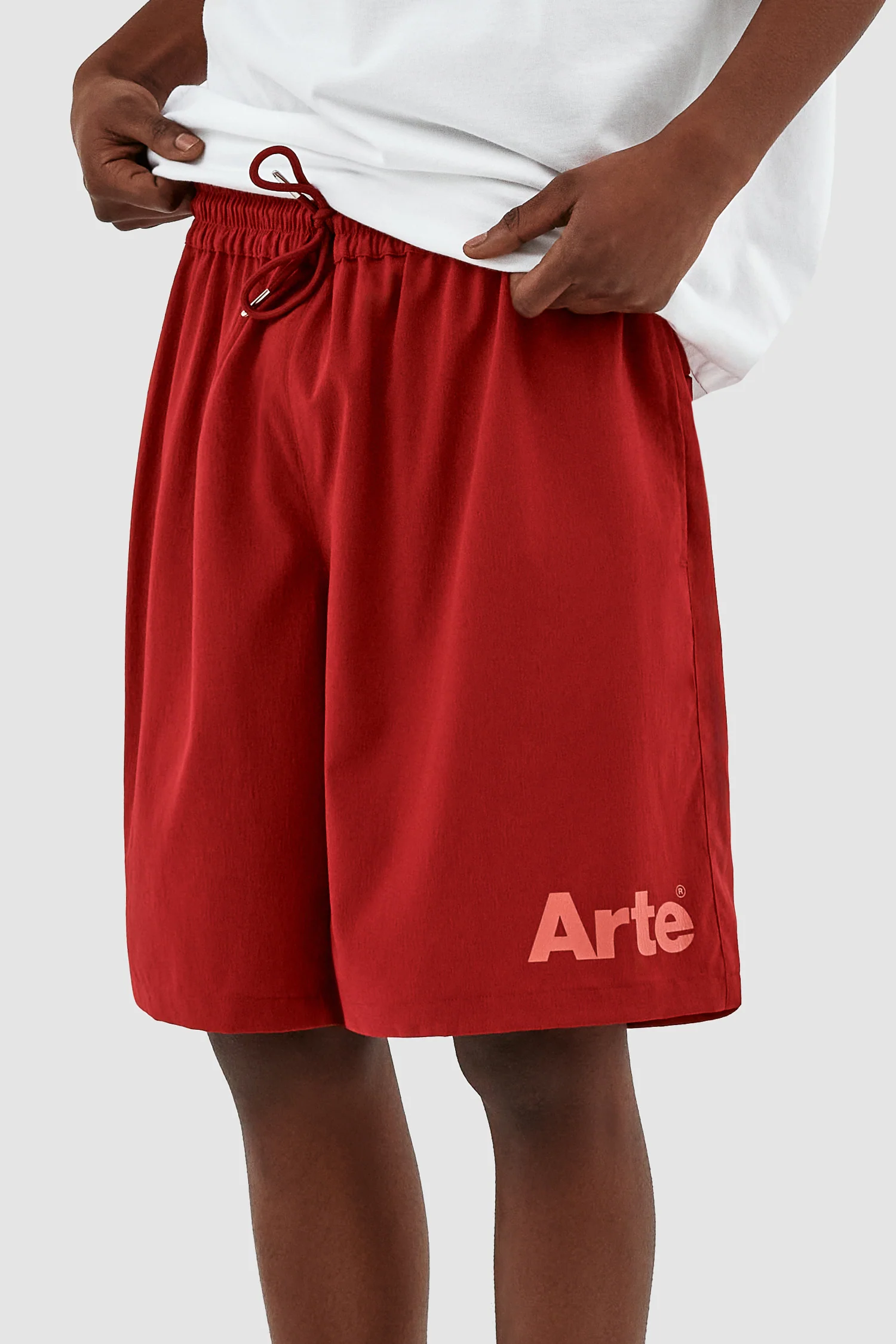 Short à logo Samuel - Bordeaux - Image 7