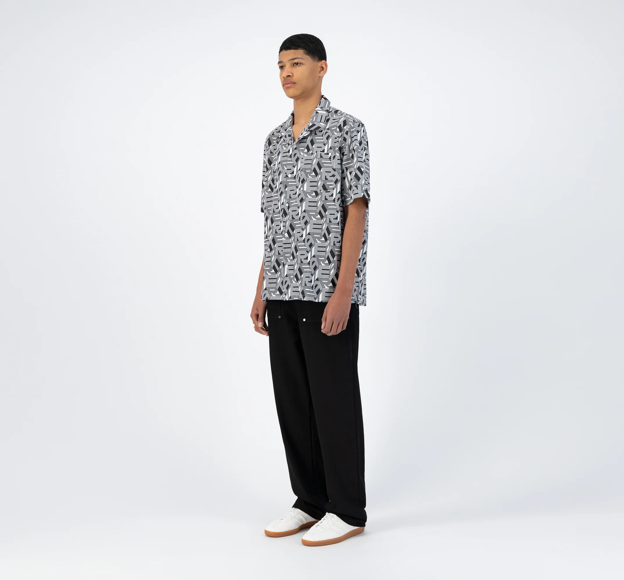 Chemise Scotti Allover - Noir/Blanc - Image 5