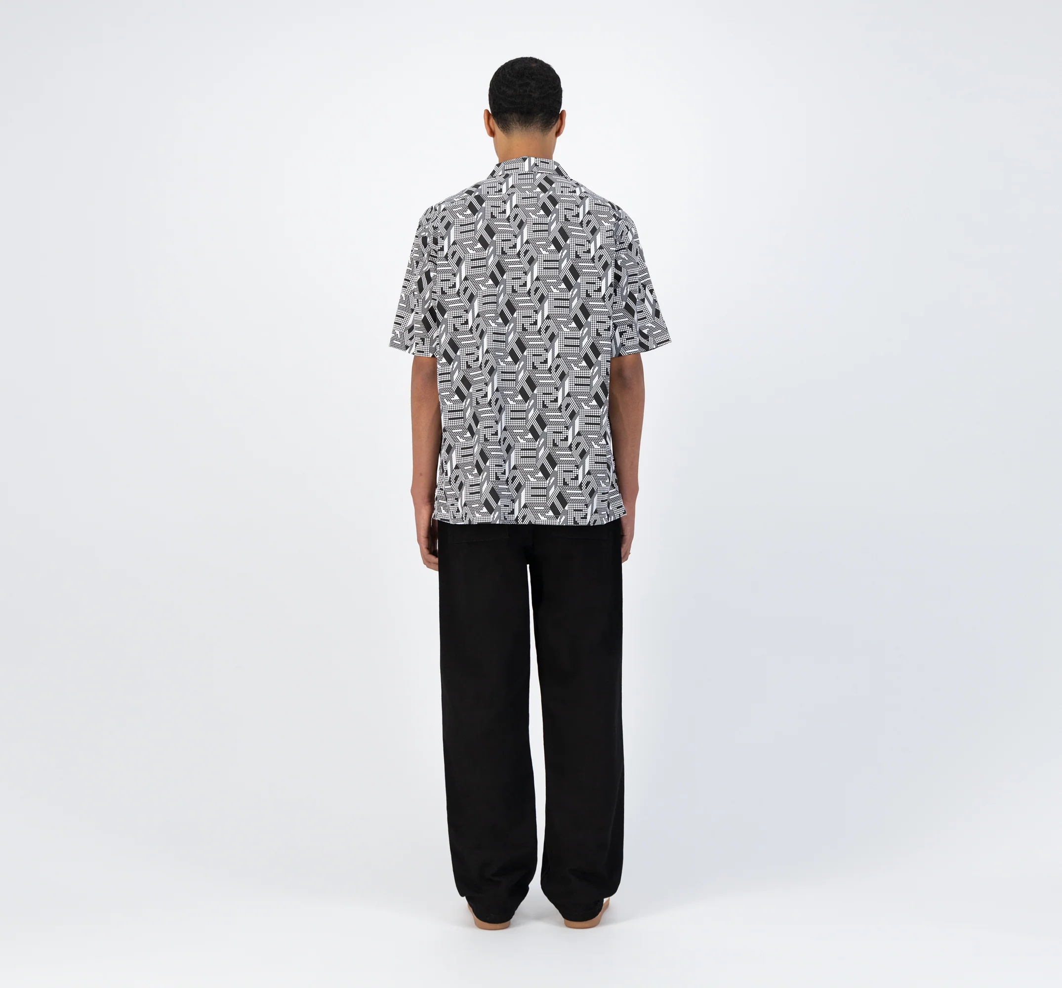 Chemise Scotti Allover - Noir/Blanc - Image 6