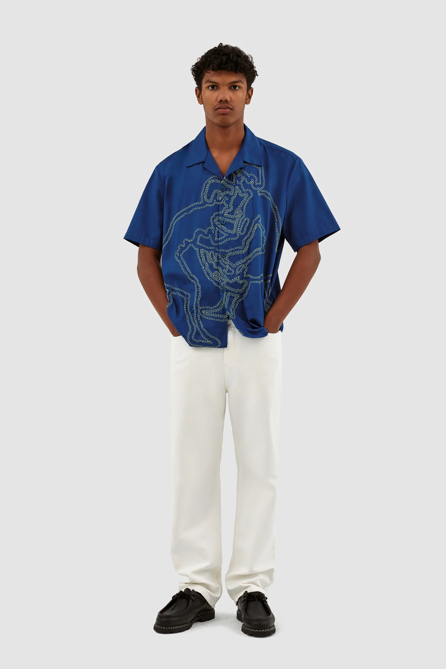 Chemise Scottie Fighter - Bleu - Image 4