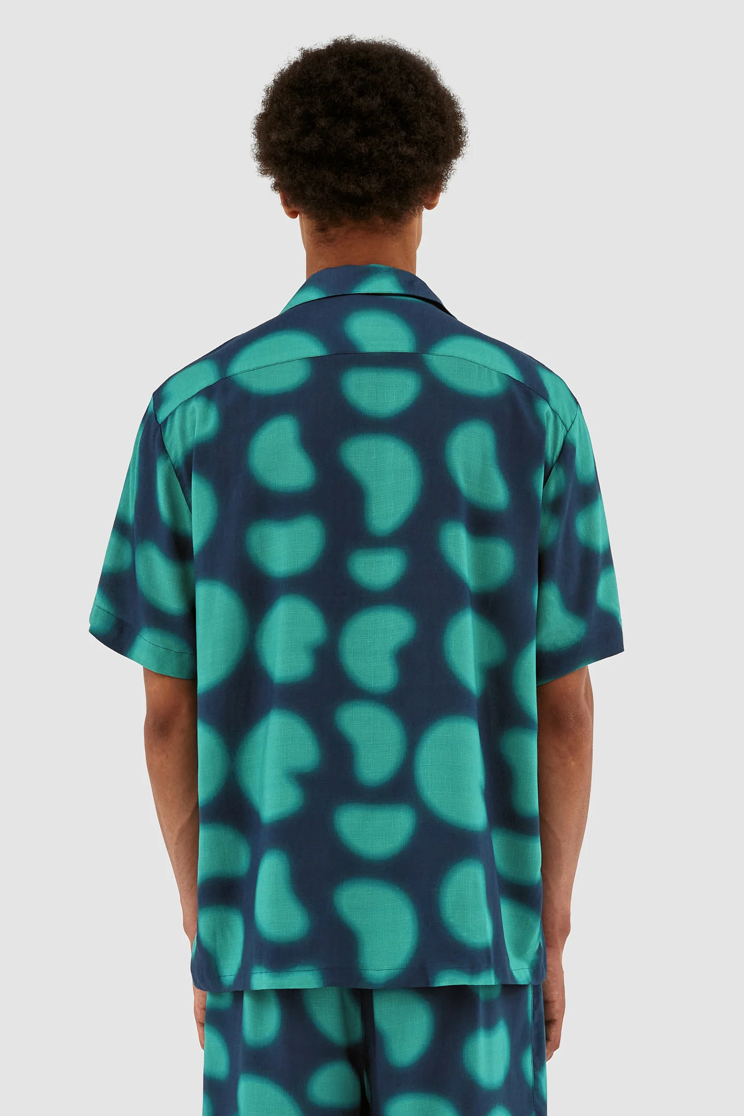Chemise imprimée Scottie - Marine/Vert - Image 3