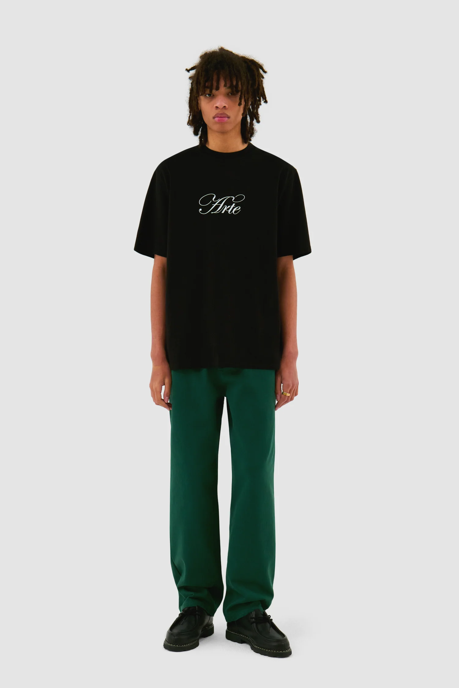 T-shirt avec logo Script - Noir - Image 4
