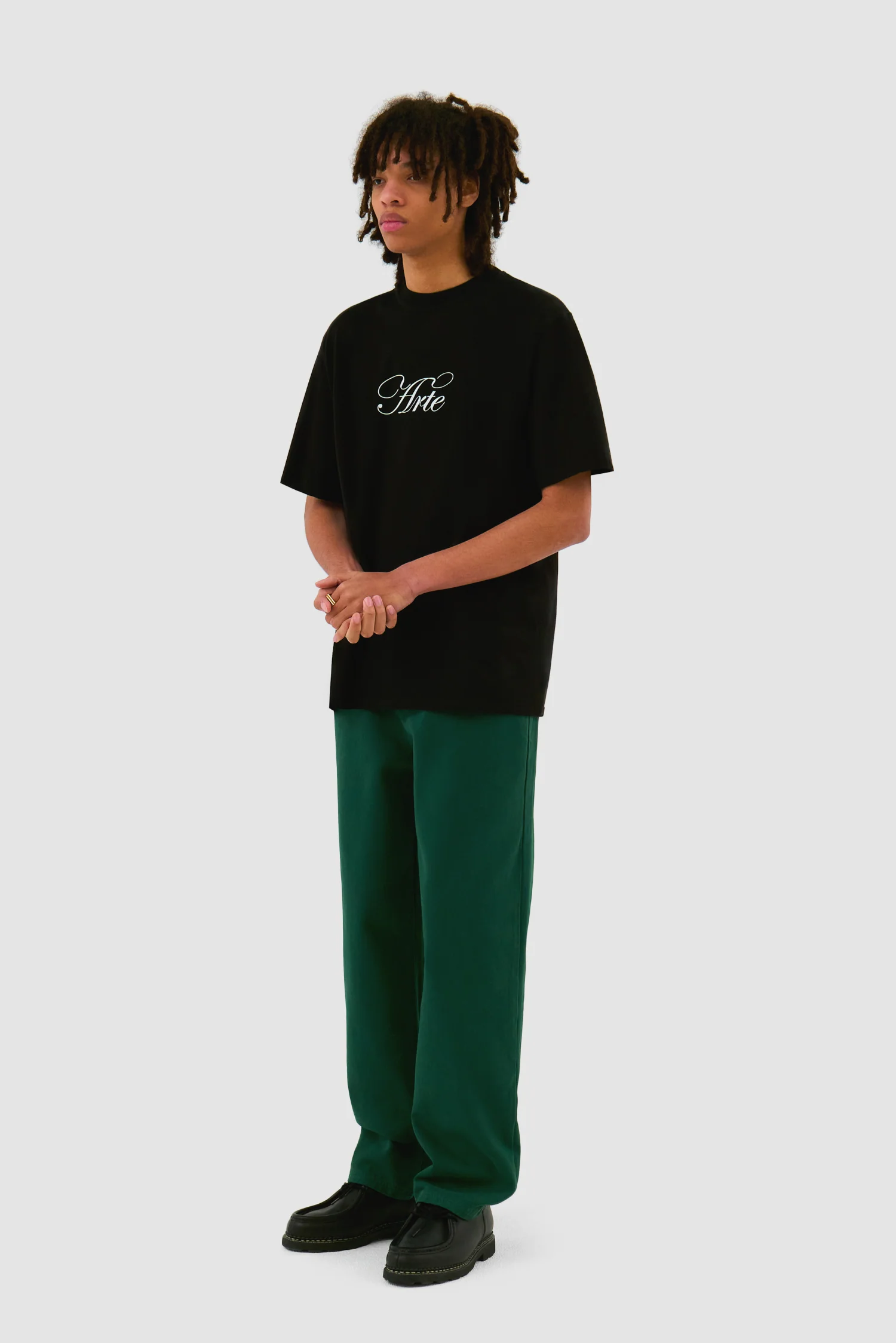 T-shirt avec logo Script - Noir - Image 5