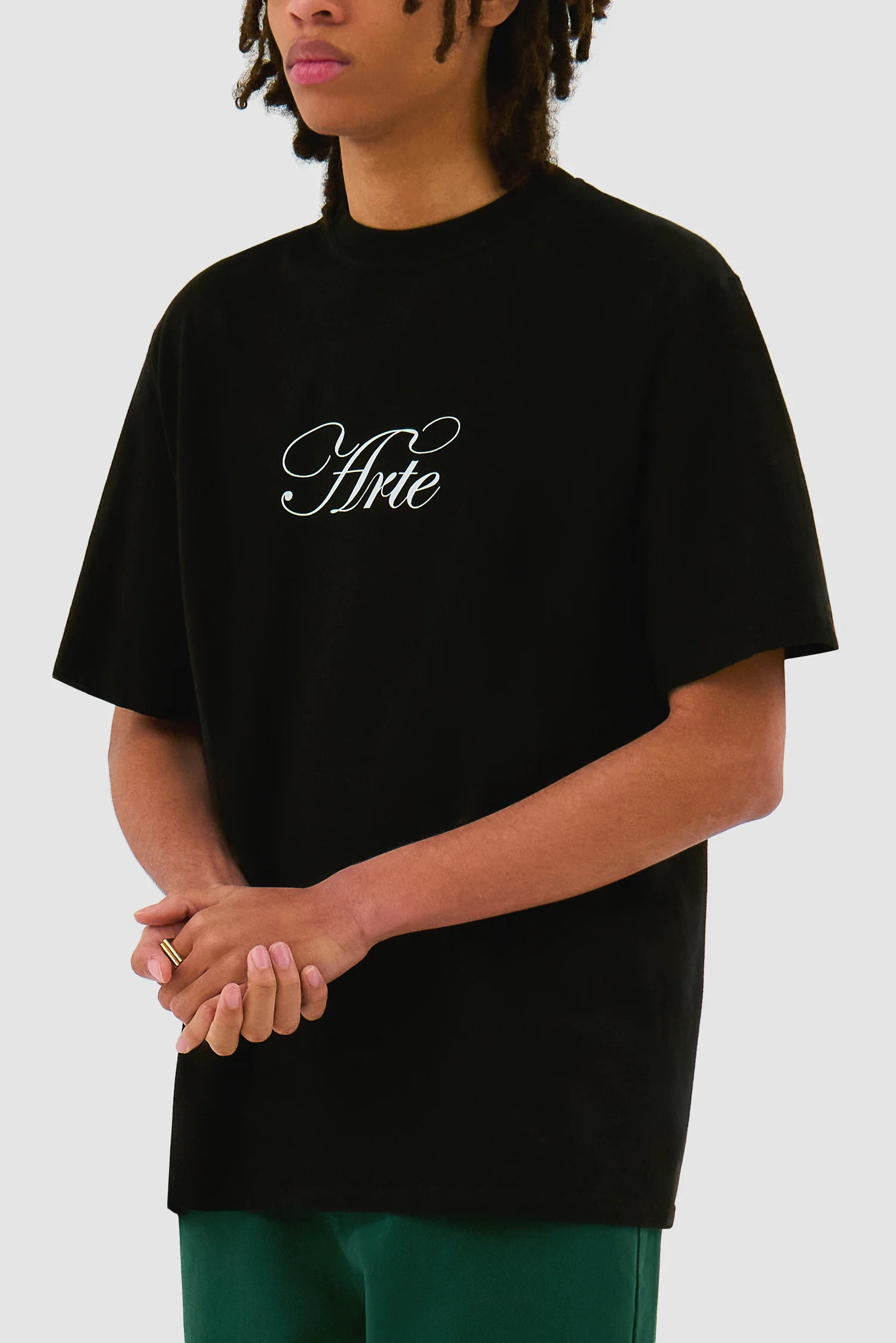 T-shirt avec logo Script - Noir - Image 7