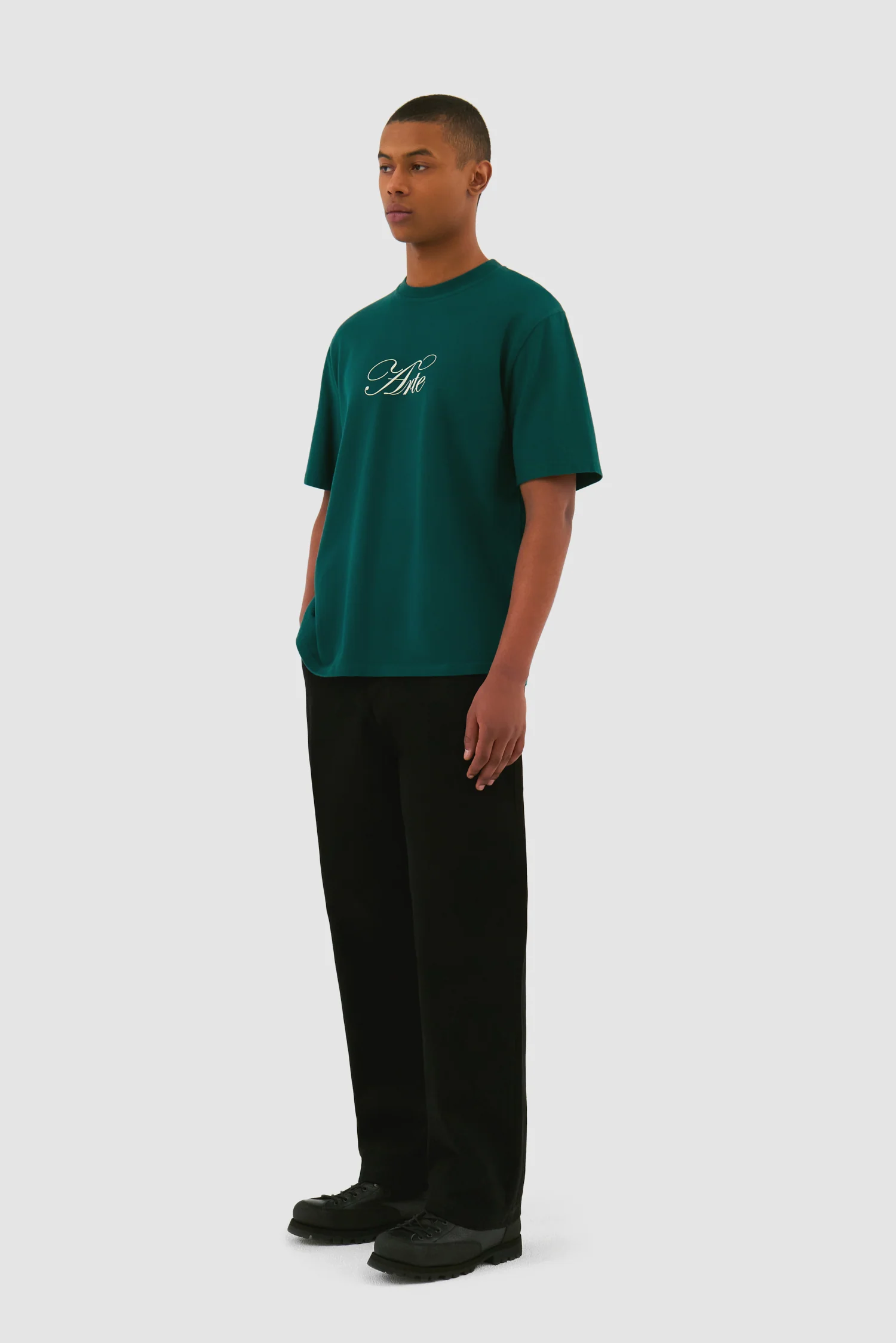 T-shirt avec logo Script - Vert - Image 5