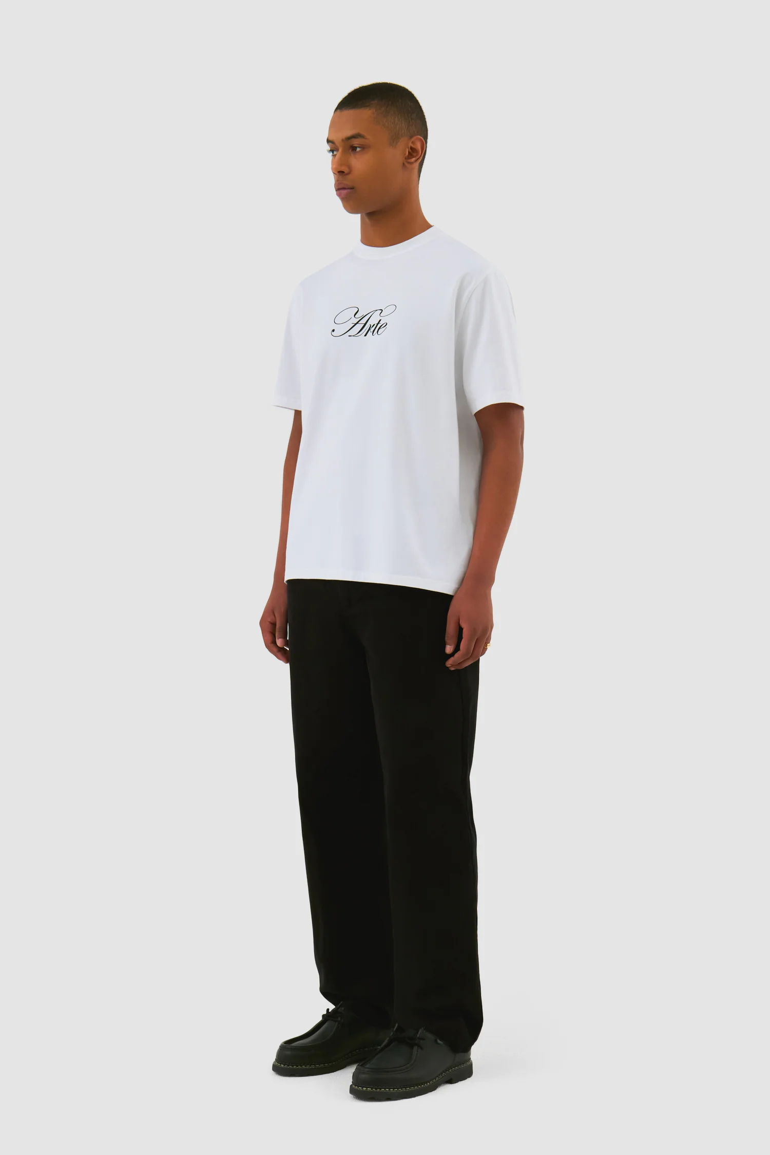T-shirt avec logo Script - Blanc - Image 5