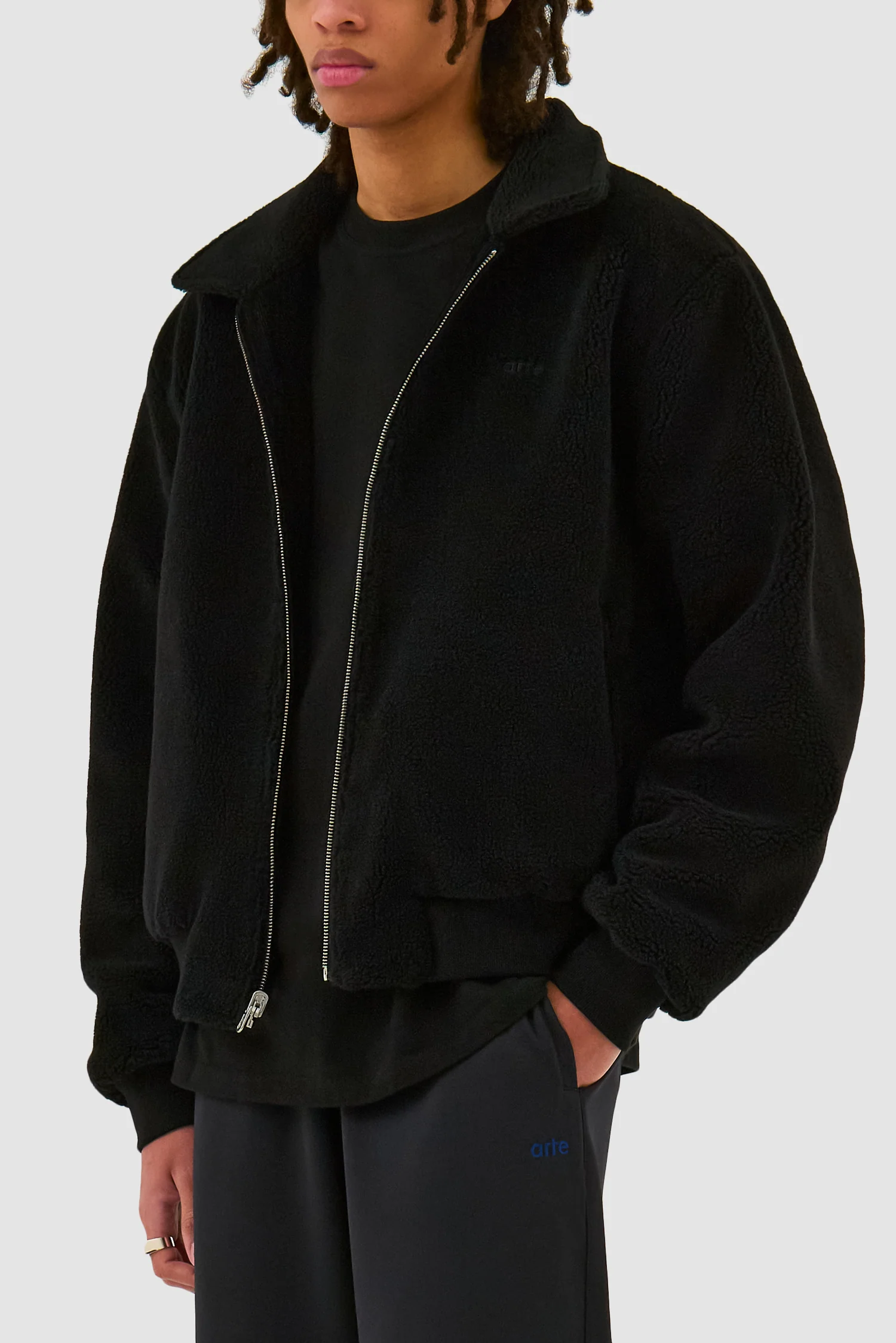 Veste Sherpa - Noir - Image 10