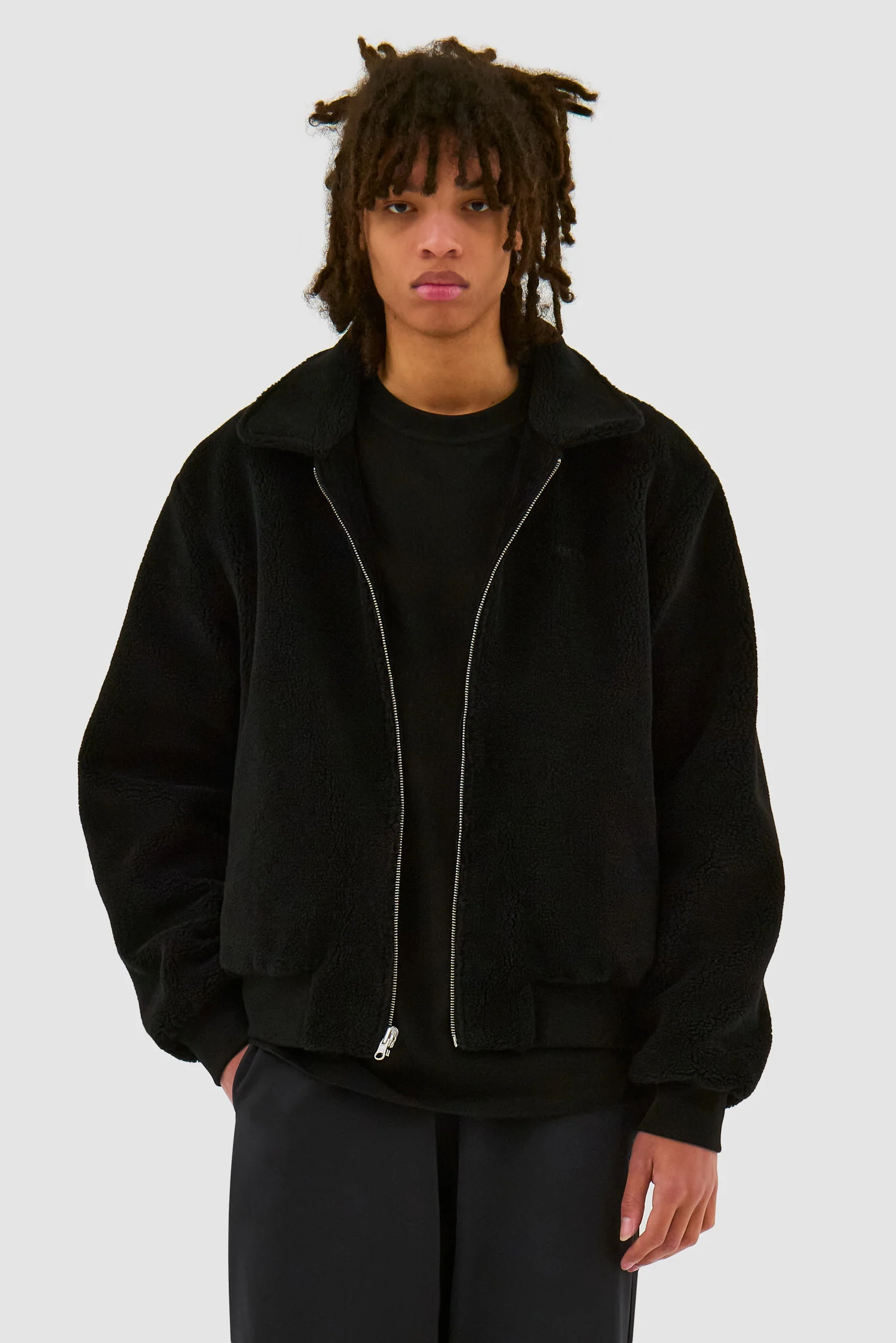 Veste Sherpa - Noir - Image 8