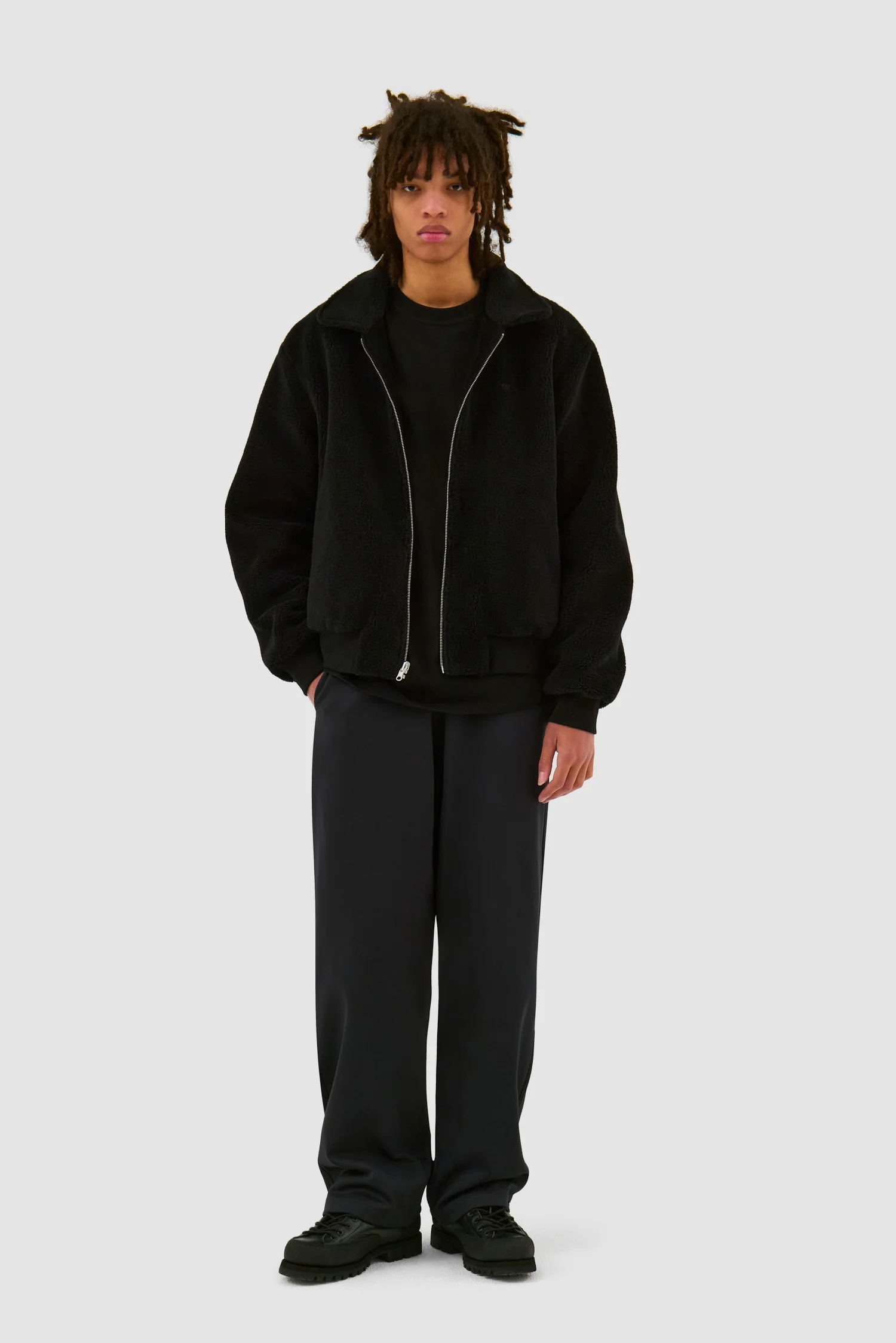 Veste Sherpa - Noir - Image 9