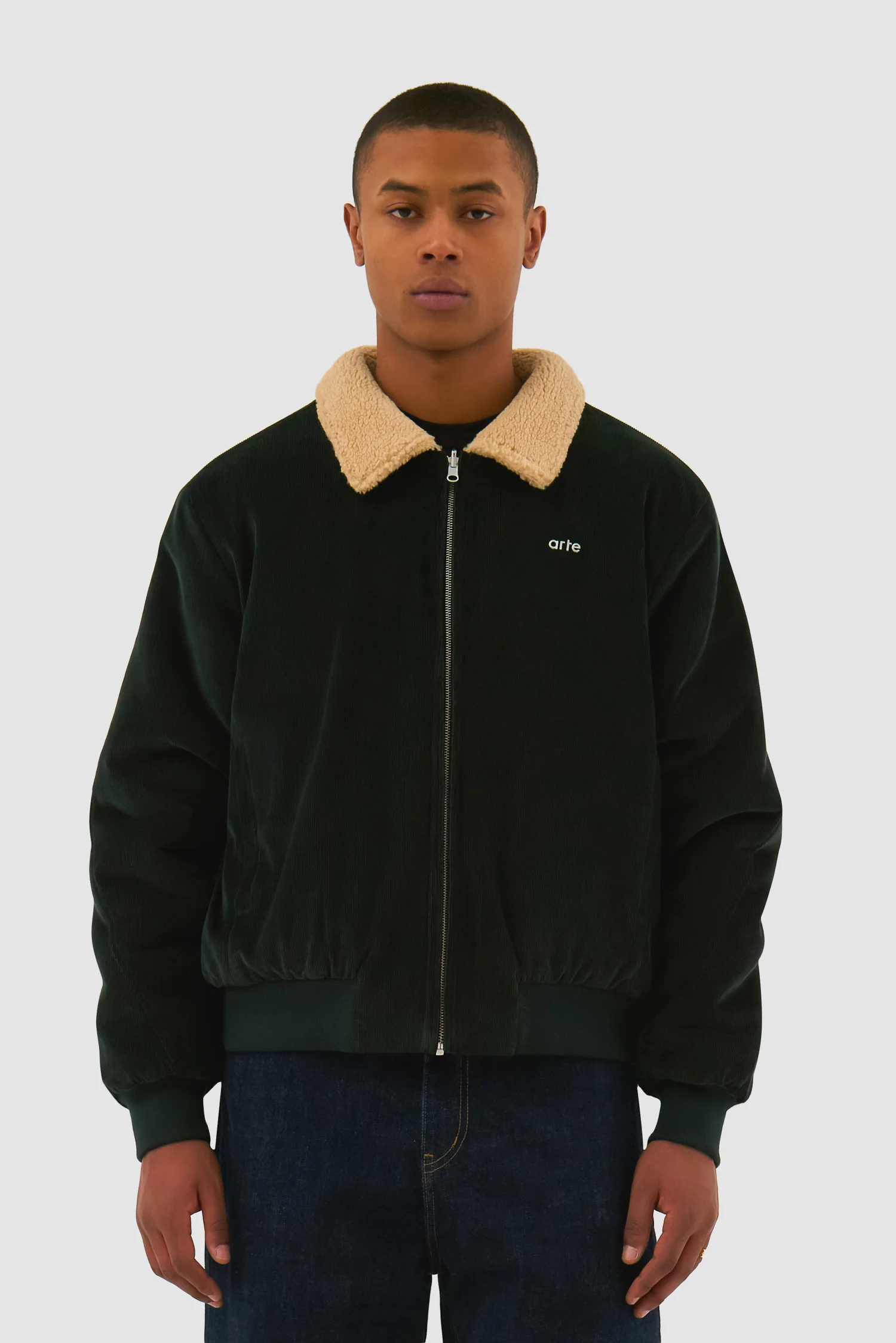 Veste Sherpa - Vert - Image 2