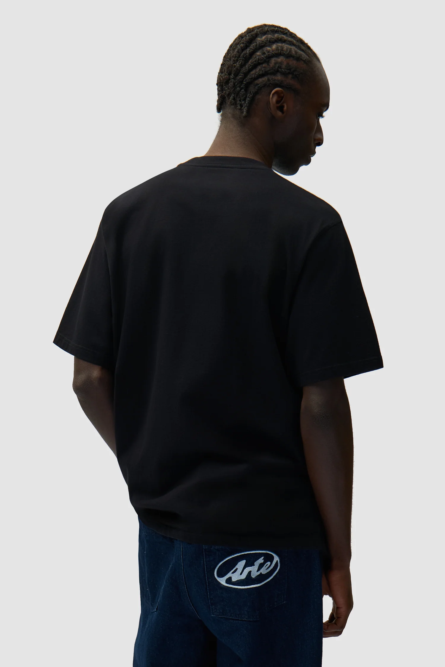 T-shirt avec logo sur le côté - Noir - Image 3